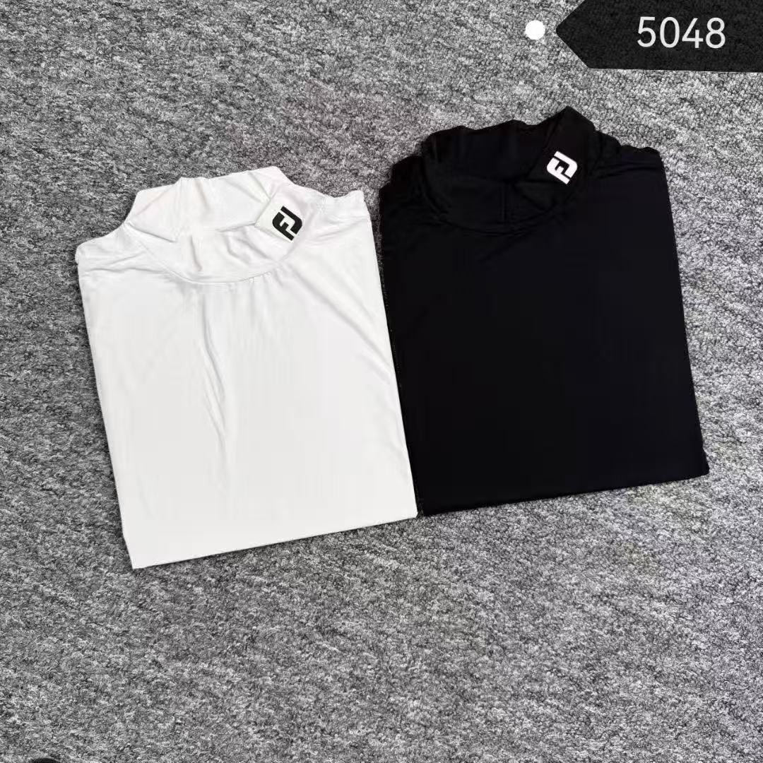 풋조이 남성용 자외선 차단 골프웨어 흰색 검은색 70742 이미지 2