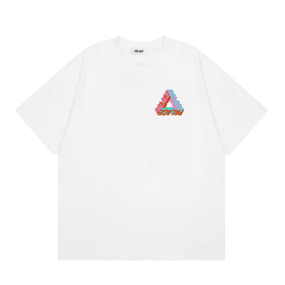 팔라스 컬러풀 문자 반팔 티셔츠 89702 이미지 4