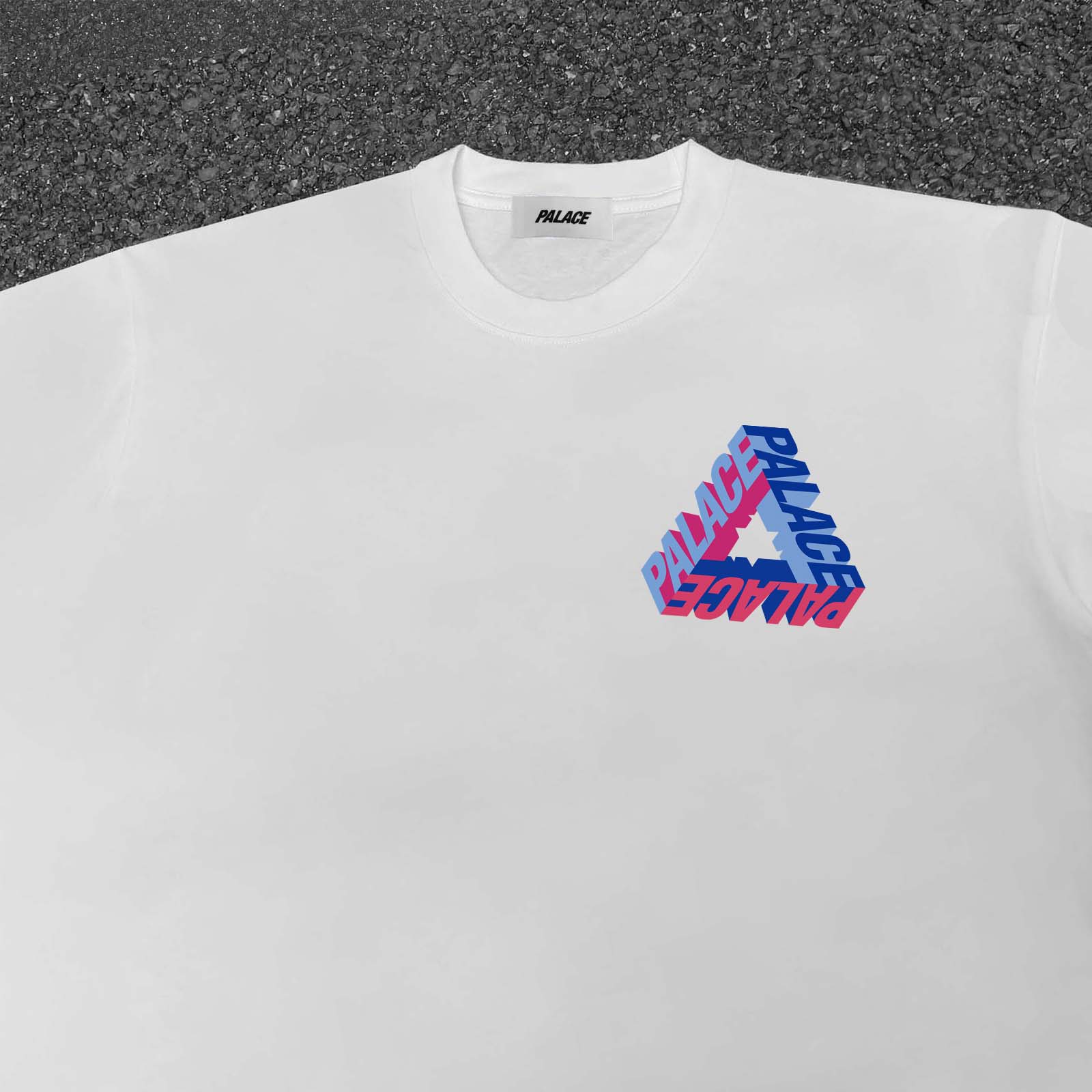 팔라스 3D 컬러풀 문자 반팔 티셔츠 89704 이미지 7
