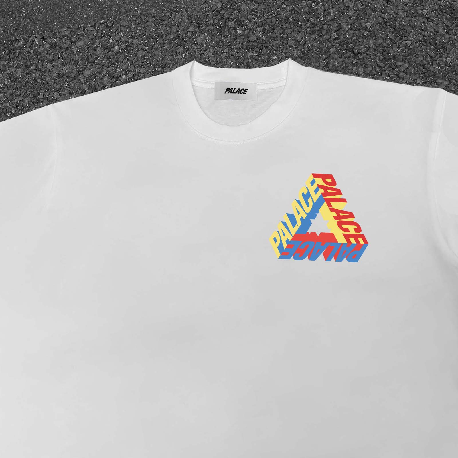 팔라스 3D 컬러풀 문자 반팔 티셔츠 89708 이미지 7