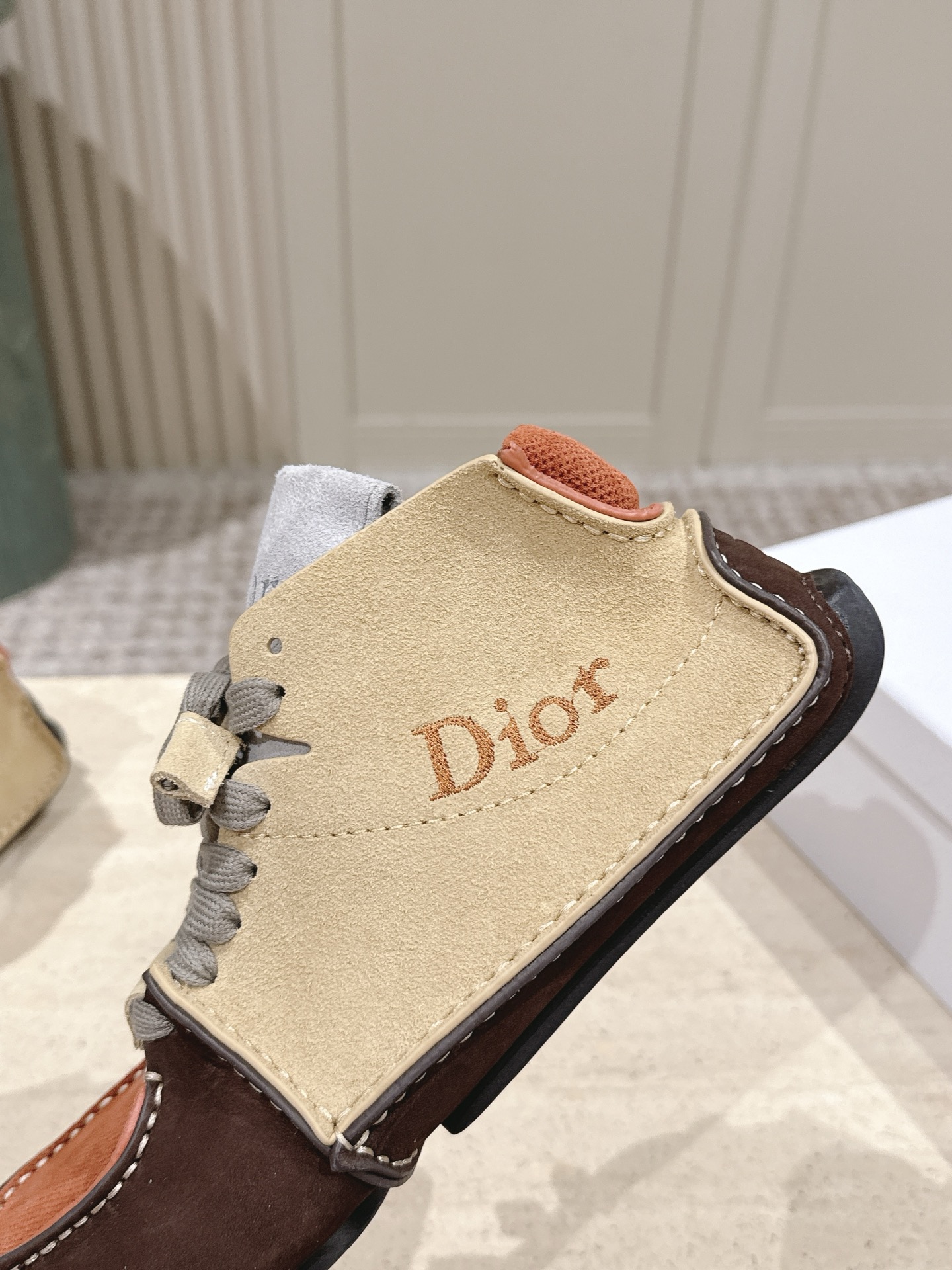 Dior Style Red Leather Women's Shoes style reference detail image 8 from source 785068