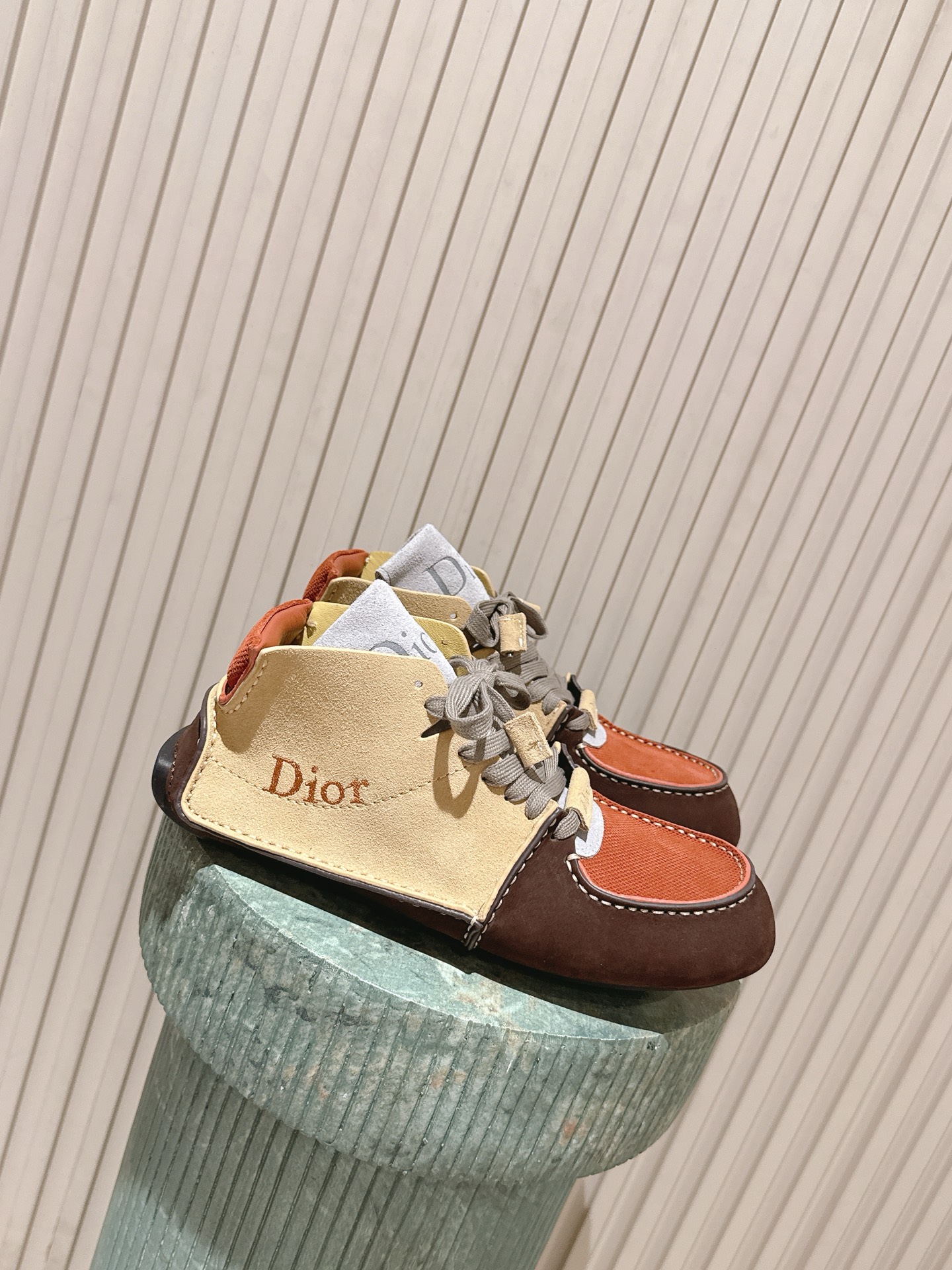 Dior Style Red Leather Women's Shoes style reference detail image 1 from source 785068
