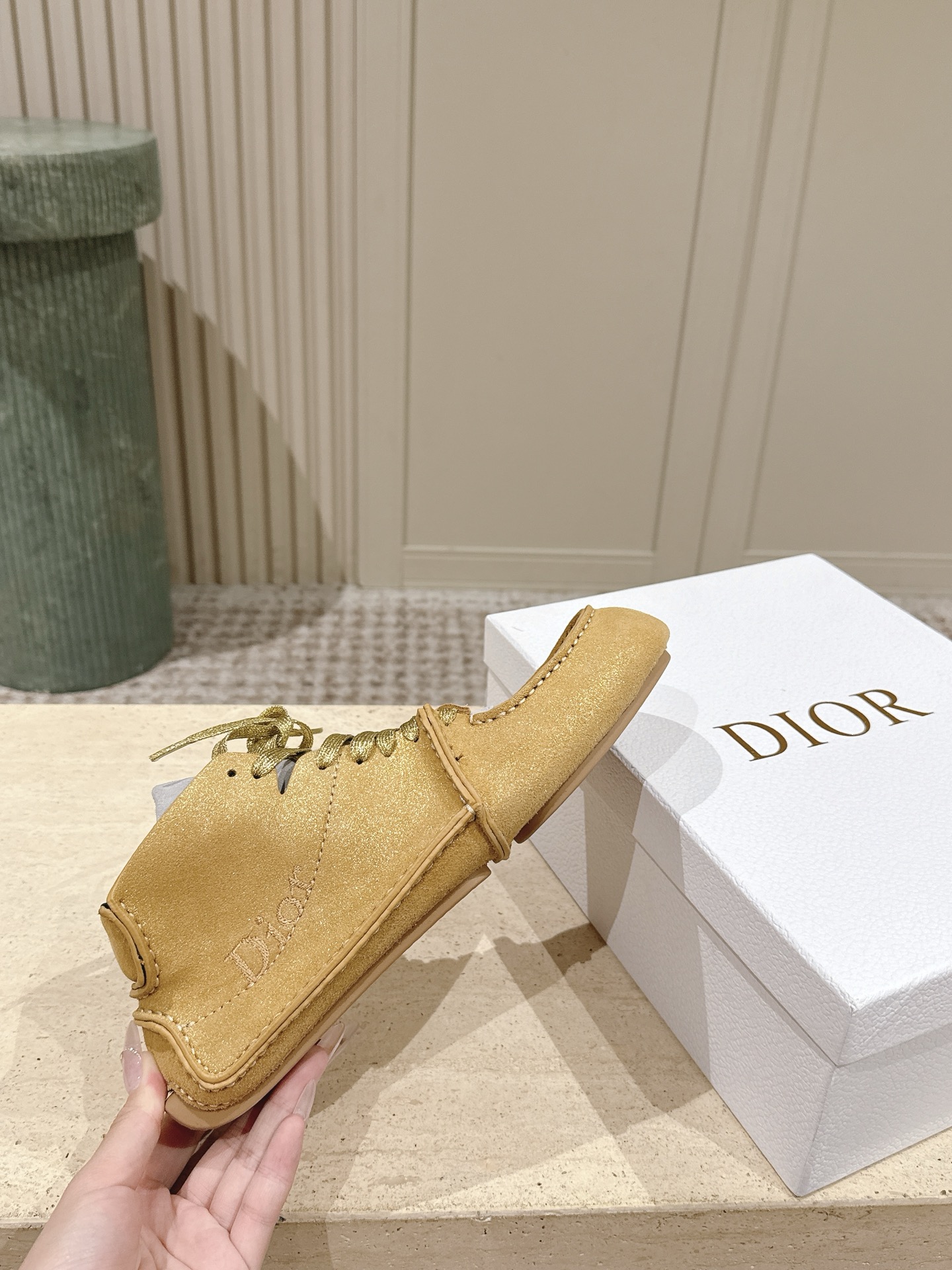 Dior Style Red Leather Women's Shoes style reference detail image 5 from source 785069