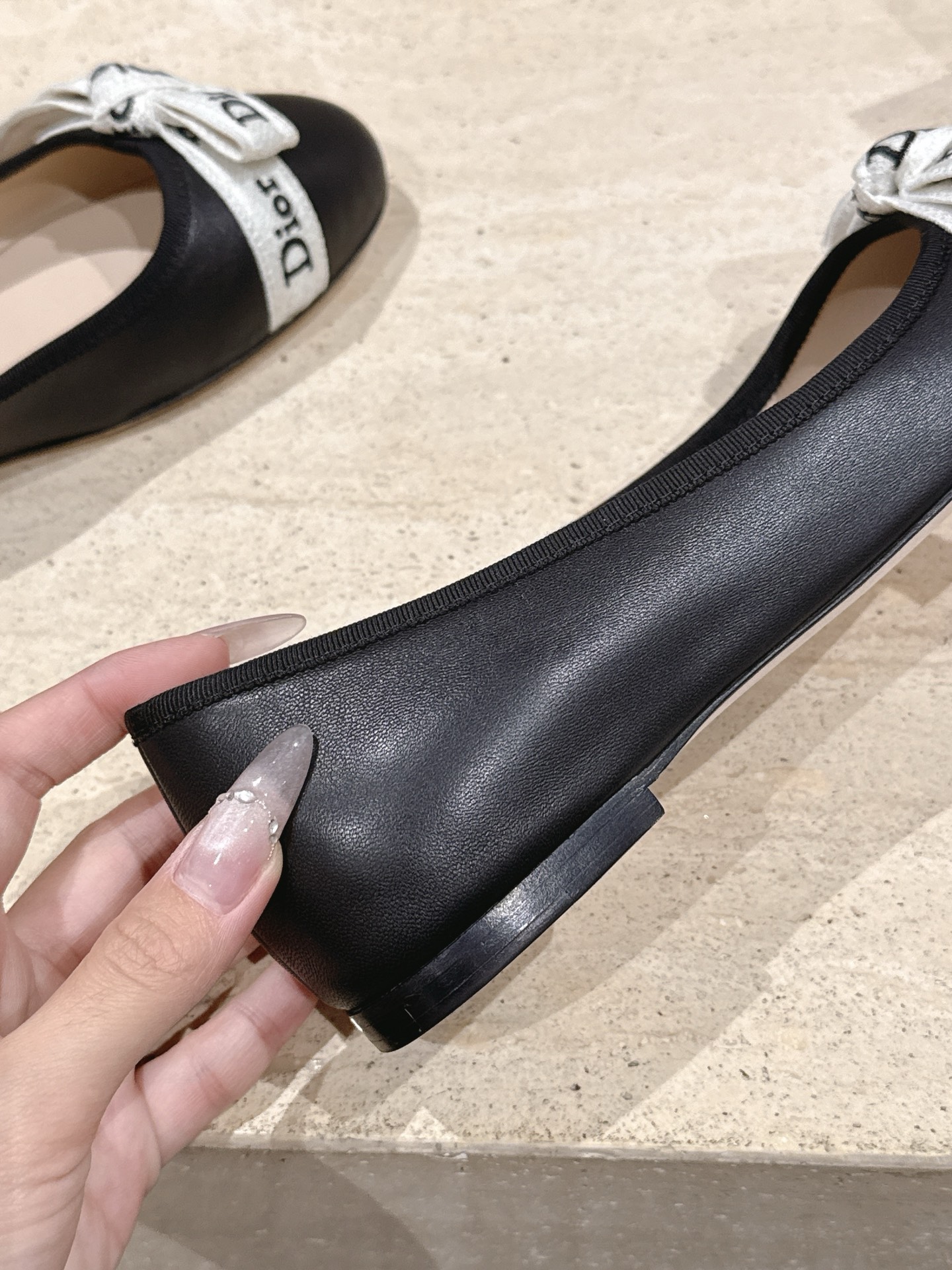 Dior Style Black Leather Women's Shoes style reference detail image 8 from source 785073