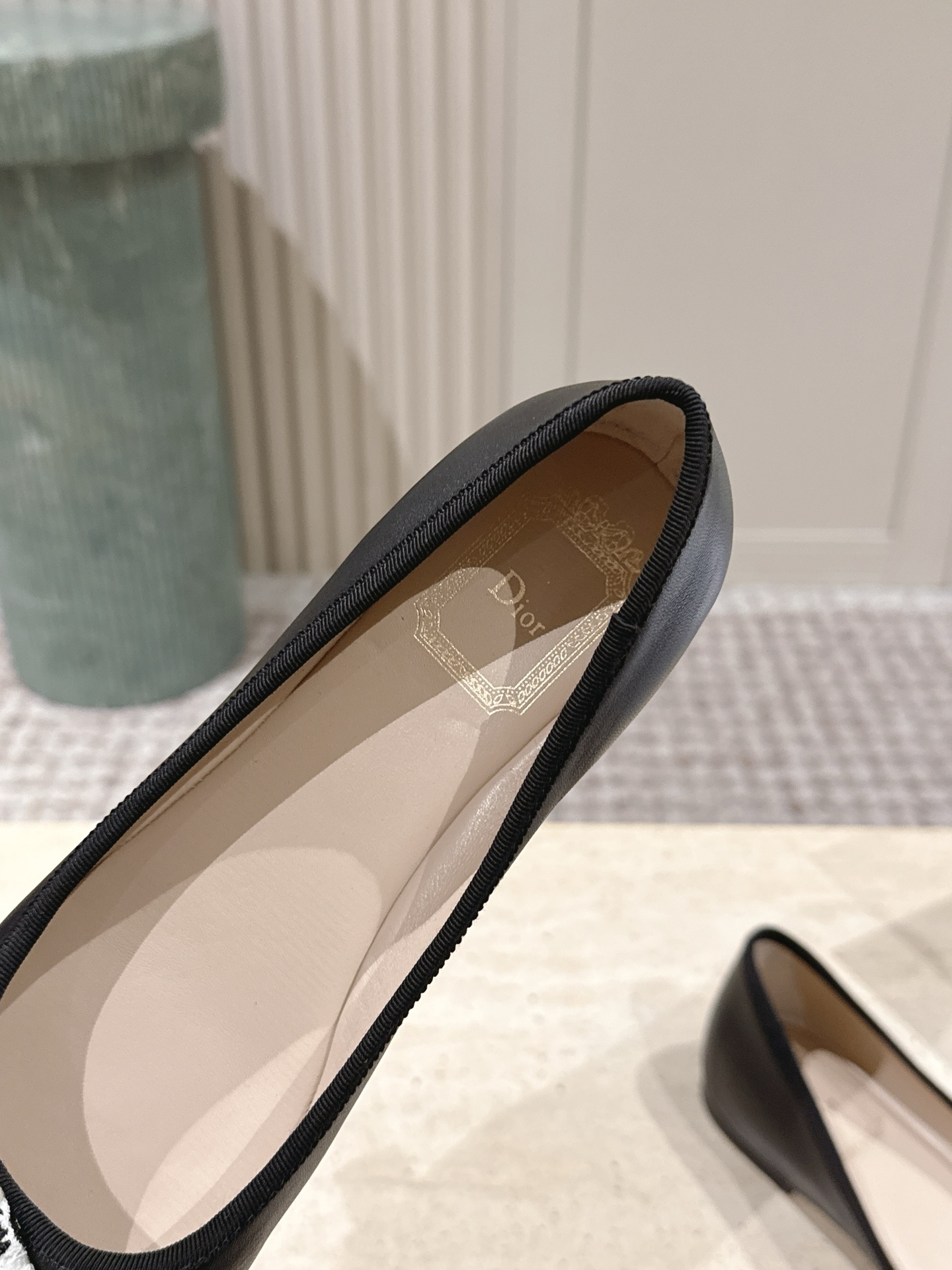 Dior Style Black Leather Women's Shoes style reference detail image 6 from source 785073