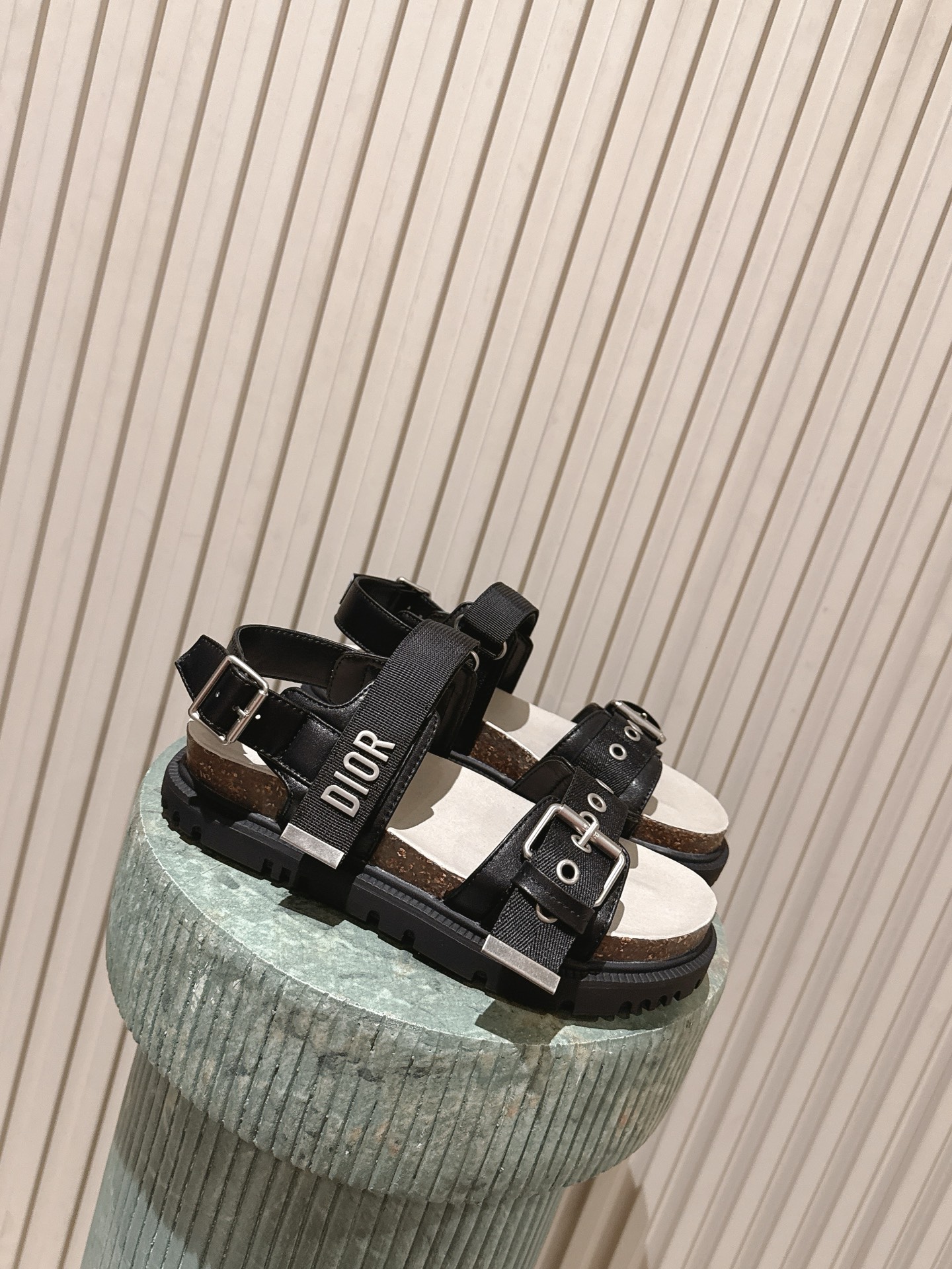 Dior Style Black Leather Women's Shoes style reference detail image 1 from source 785114