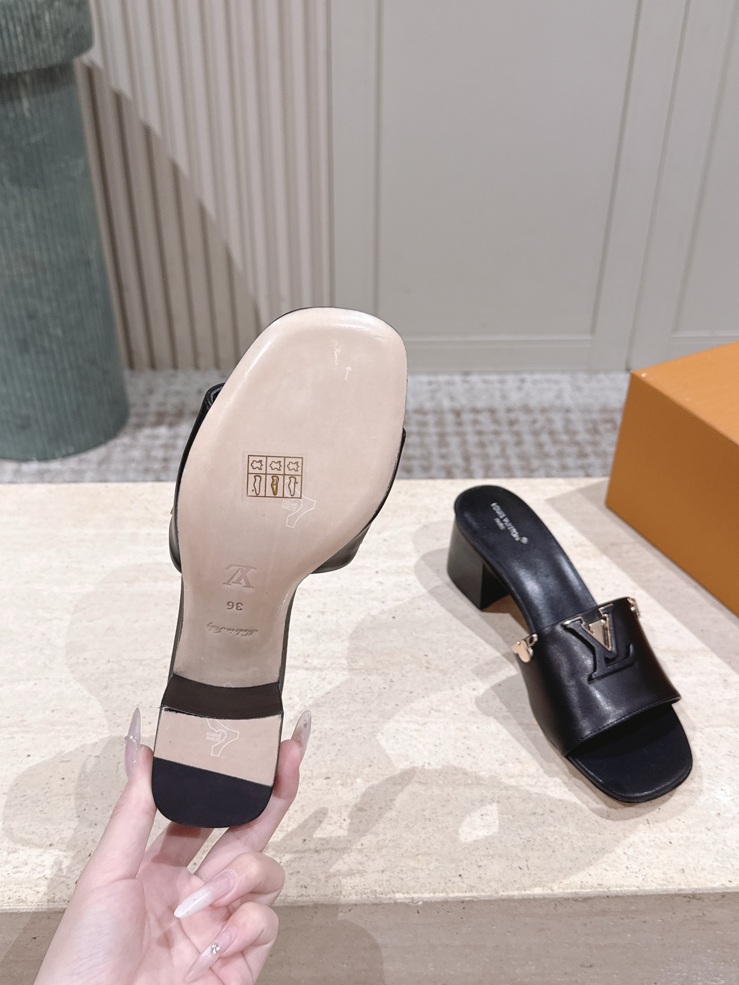 LV Style Leather Women's Shoes style reference detail image 9 from source 783696