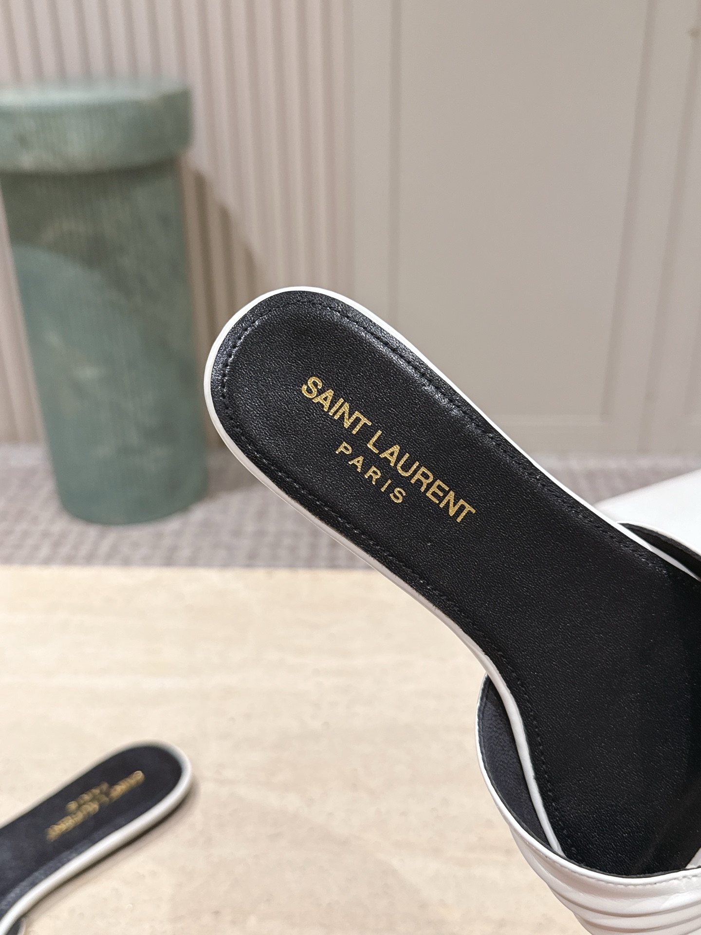 Saint Laurent Classic Luxury Leather Shoe Loafer Shoes Ref 6