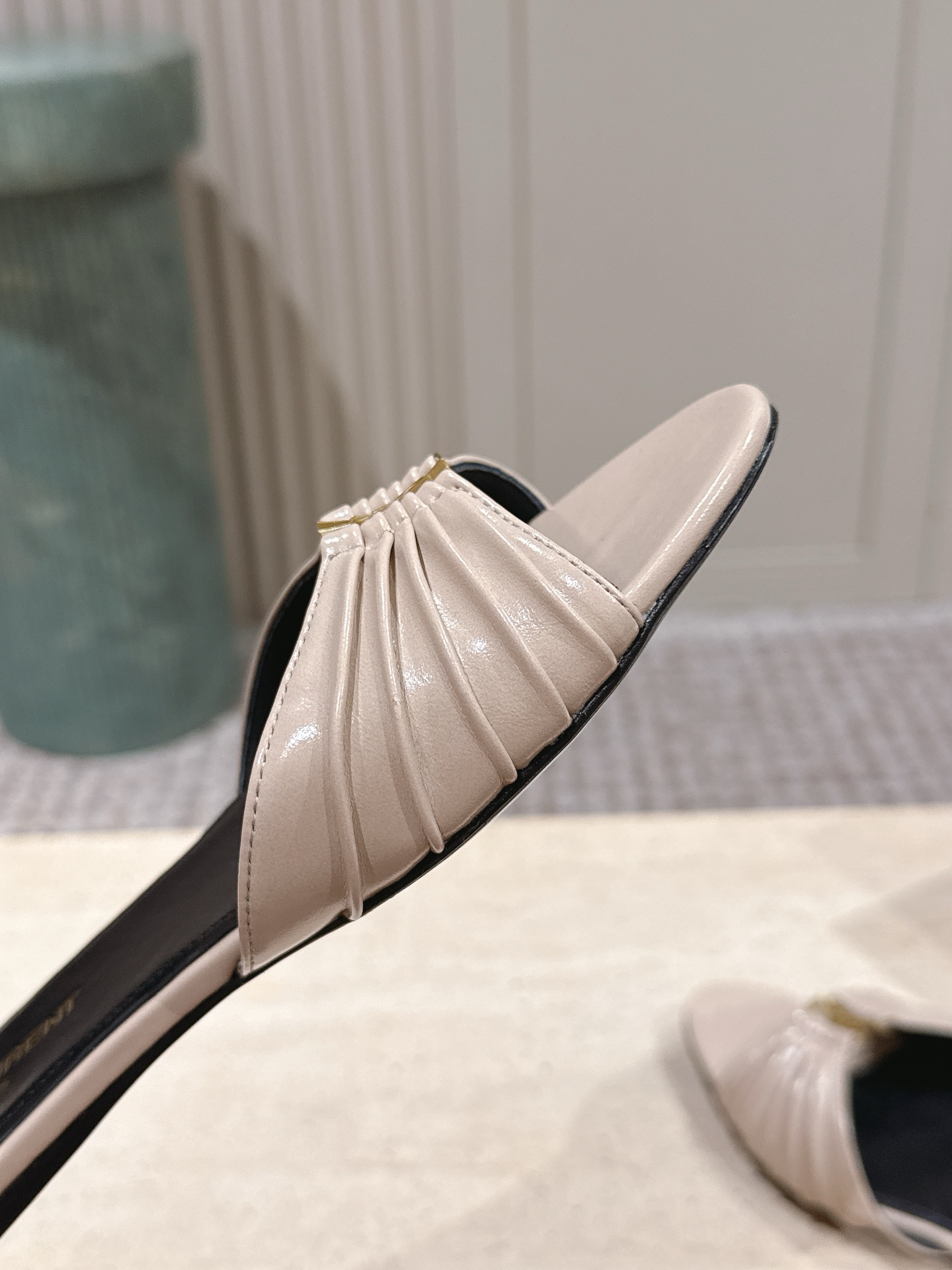 Saint Laurent Classic Luxury Leather Shoe Loafer Shoes Ref 6