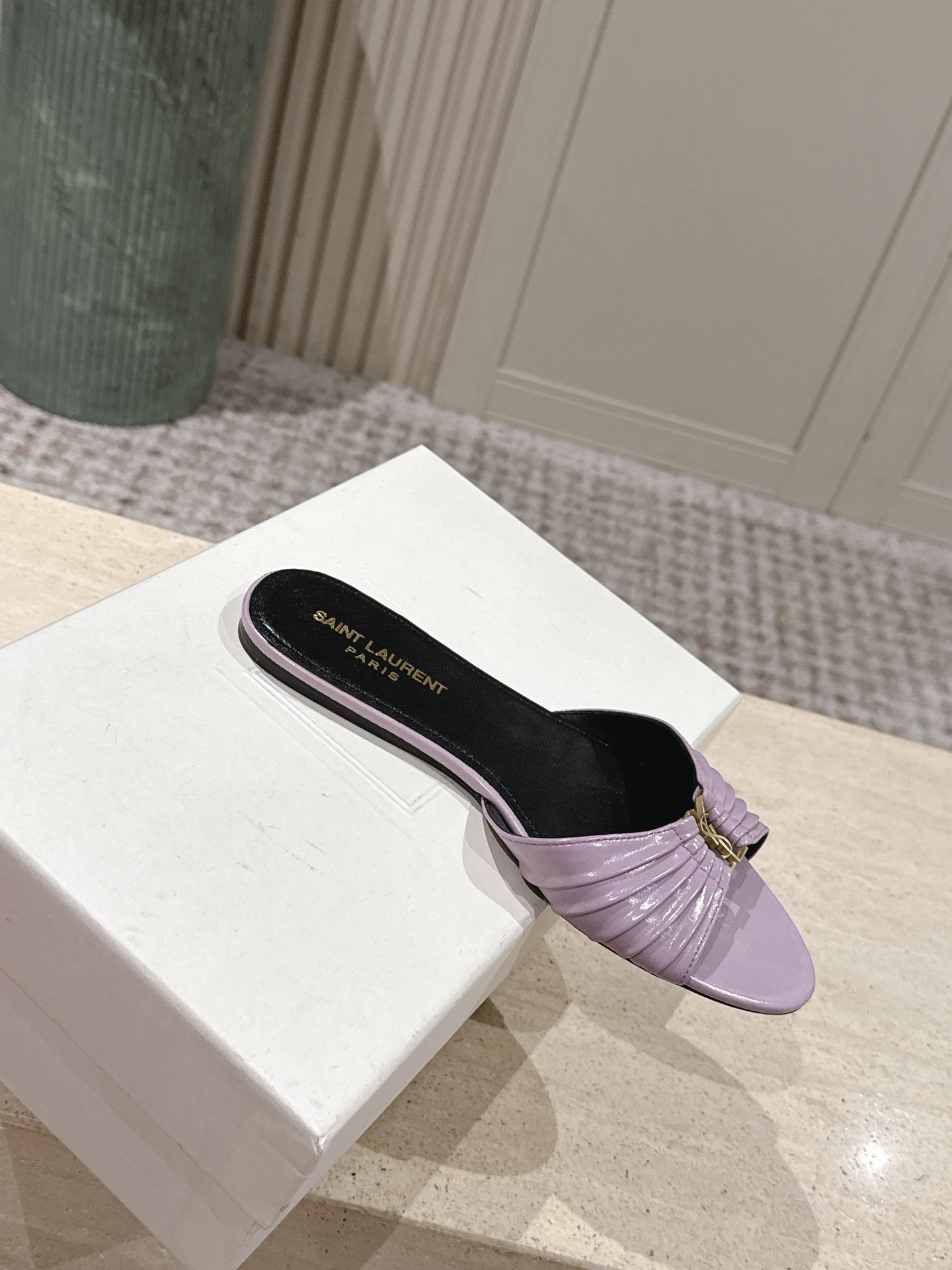 Saint Laurent Classic Luxury Leather Shoe Loafer Shoes Ref 4