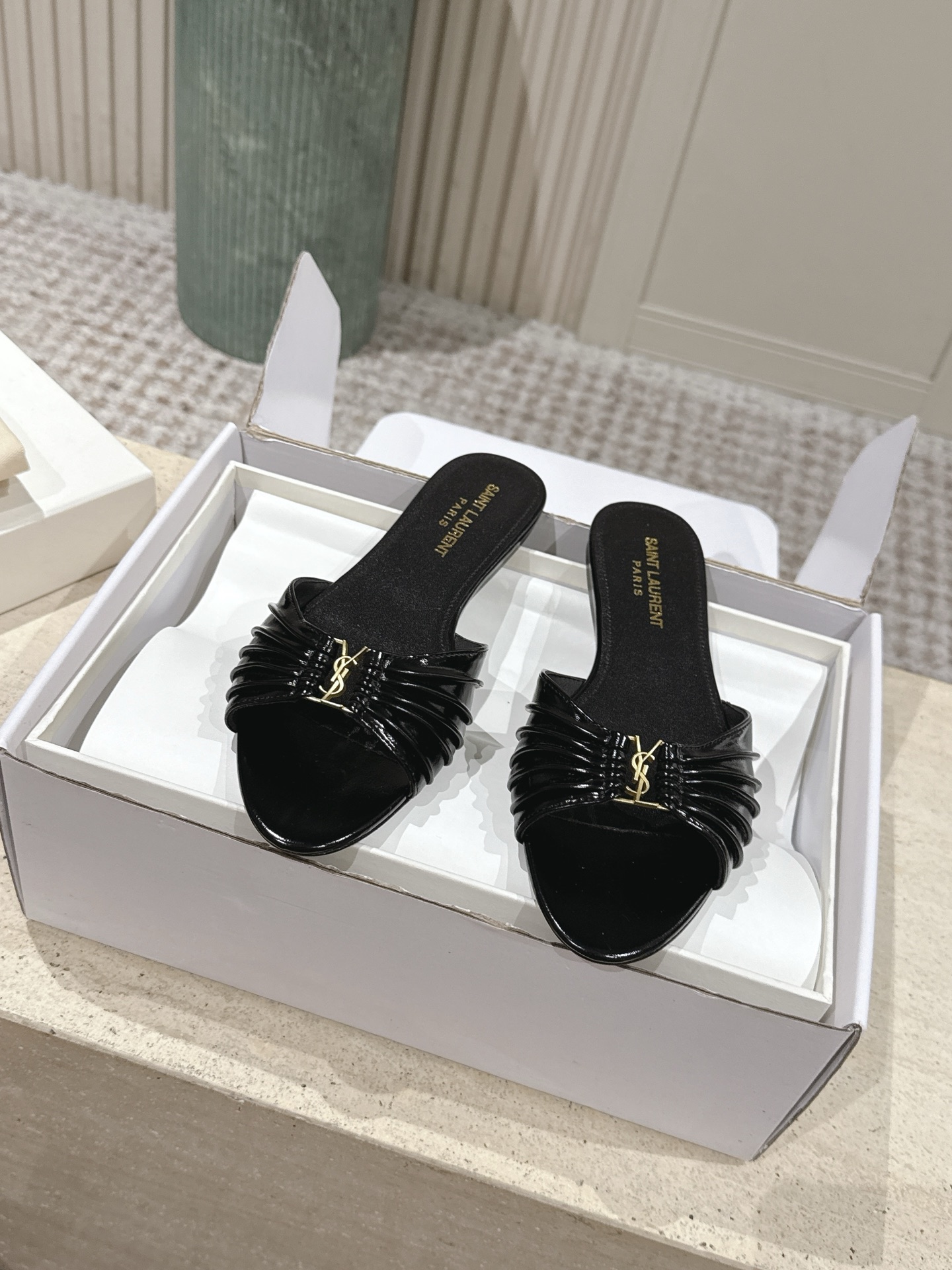 圣罗兰 Saint Laurent 经典高奢皮鞋男鞋女鞋鞋履高跟鞋 #BF1AB9DF 9