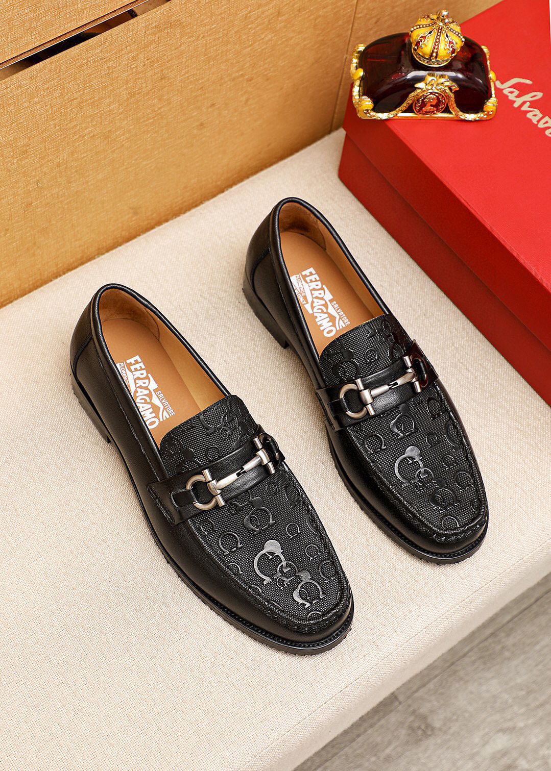 Versace Style Leather Men's Shoes Lookbook Reference image 1