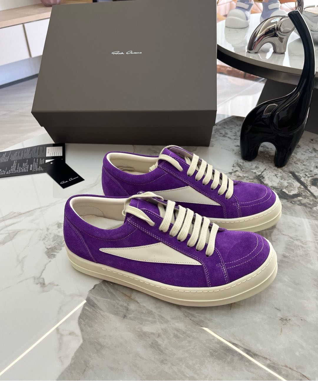 “Rick Owens Roovens Lovers P700 Leisure Shoes: Original Copy with TPU Packaging” - 图片 2