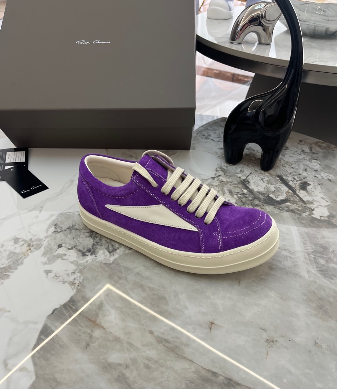 “Rick Owens Roovens Lovers P700 Leisure Shoes: Original Copy with TPU Packaging” - 图片 6