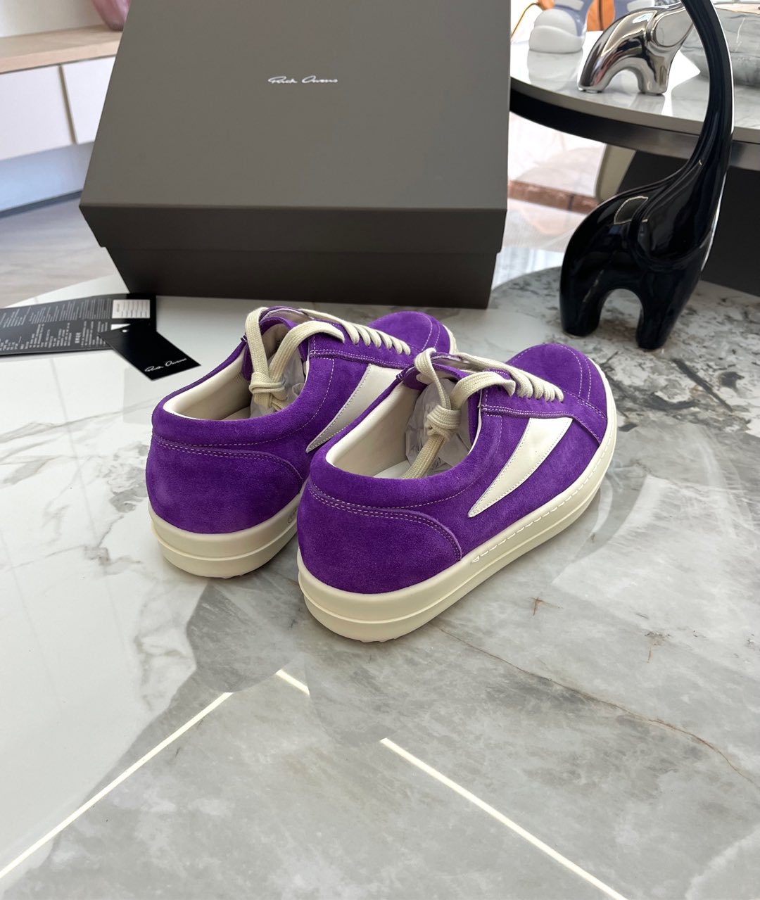 “Rick Owens Roovens Lovers P700 Leisure Shoes: Original Copy with TPU Packaging” - 图片 7
