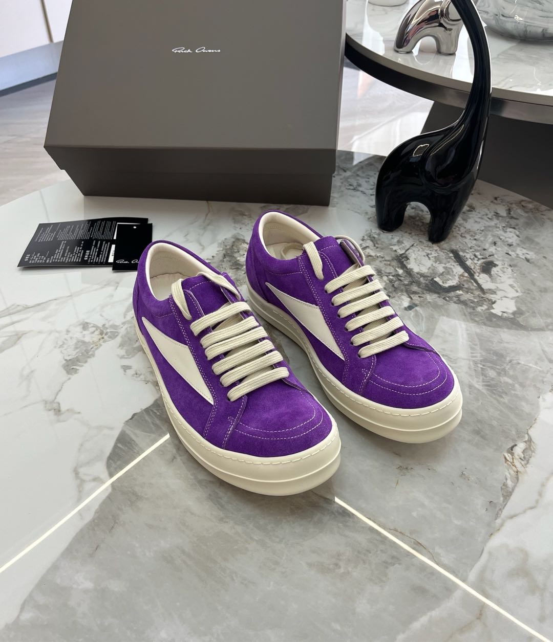 “Rick Owens Roovens Lovers P700 Leisure Shoes: Original Copy with TPU Packaging”