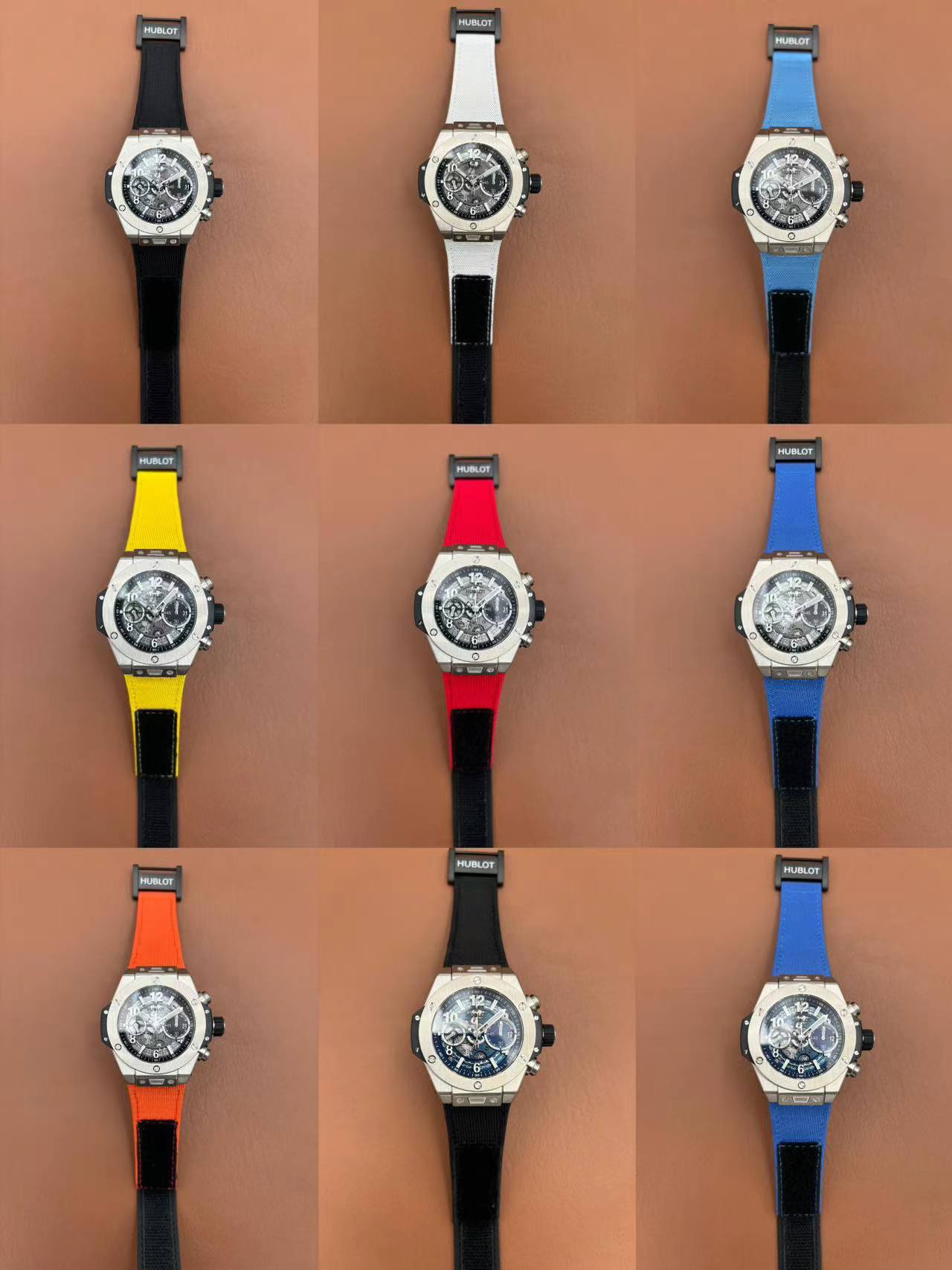 NO:394439,BBF new product, fully redesigned 42mm diameter, the gospel of small wrist wearers HUBLOT Hublot BIG BANG Big Bang Series 441, a brand new custom-made UNICO HUB, automatic chronograph movement, the market is equipped with original material, 5-grade titanium, making the watch light and comfortable, sapphire crystal watch mirror, colorful hand, Yijian quick disassembly strap, original data modeling, making its size proportions exactly the same as the original, except for the movement, all accessories are interchangeable and universal, now accepted for sale of original Hublot 441 accessories, Ceiling level (produced by BBF, must be a boutique),19860909BBF新品 全面换装42mm表径 小手腕佩戴者的福音 HUBLOT 宇舶表BIG BANG 大爆炸系列441 全新定制恒宝专属UNICO HUB 自动上链计时机芯 市面维一采用原版材料5级钛金属使腕表轻盈舒适 蓝宝石水晶表镜 七彩纹指针 一健快拆表带 原装数据建模 使其尺寸比例与原装完全一致除机芯外所有配件与原装互换通用现接受原版宇舶441配件出售 天花板级别（BBF出品 必属精品）,,Watch