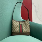 Gucci Ophidia Best
 Bucket Bags Crossbody & Shoulder Bags Beige Brown Gold Green Red Canvas Cotton PVC GG Supreme P68885