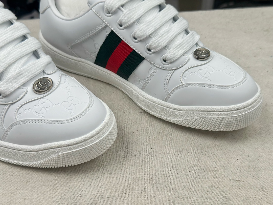 （镂空芯片版本） Gucci Distressed Screener sneaker古驰小脏鞋系列