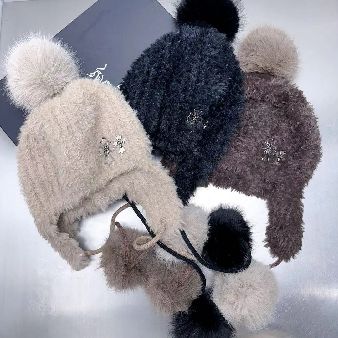 [Chrome Hearts Hats]Croxin High Quality Rabbit Fur Lei Feng Hat