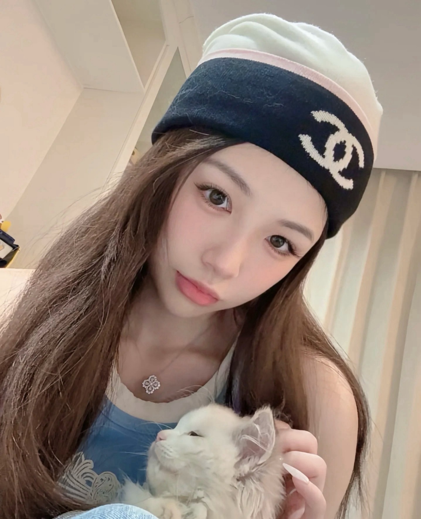  05高版本香奈儿冷帽毛线帽