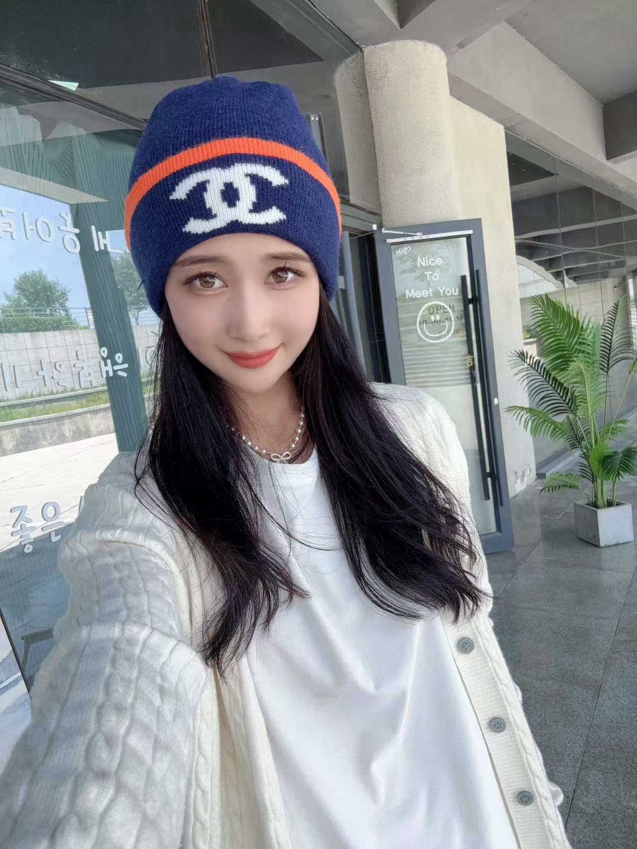  05高版本香奈儿冷帽毛线帽