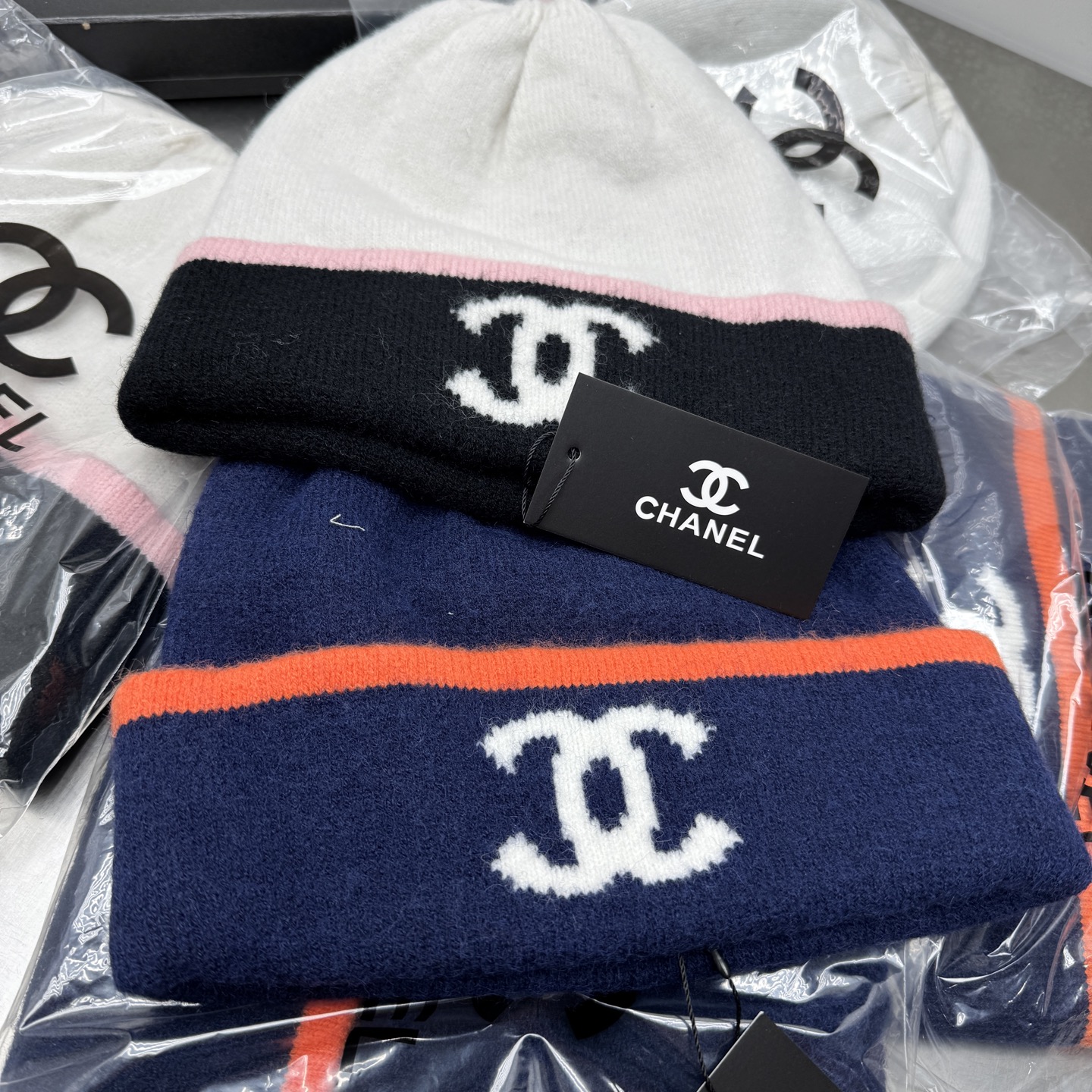  05高版本香奈儿冷帽毛线帽