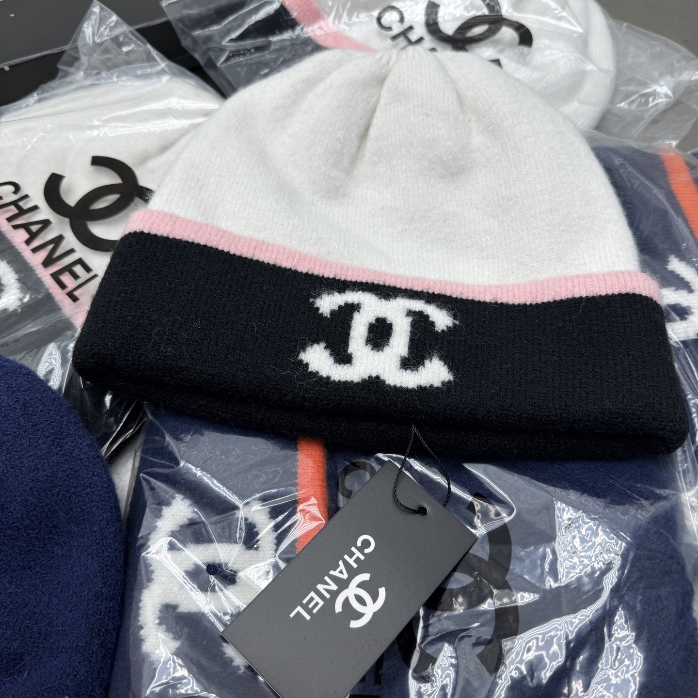  05高版本香奈儿冷帽毛线帽