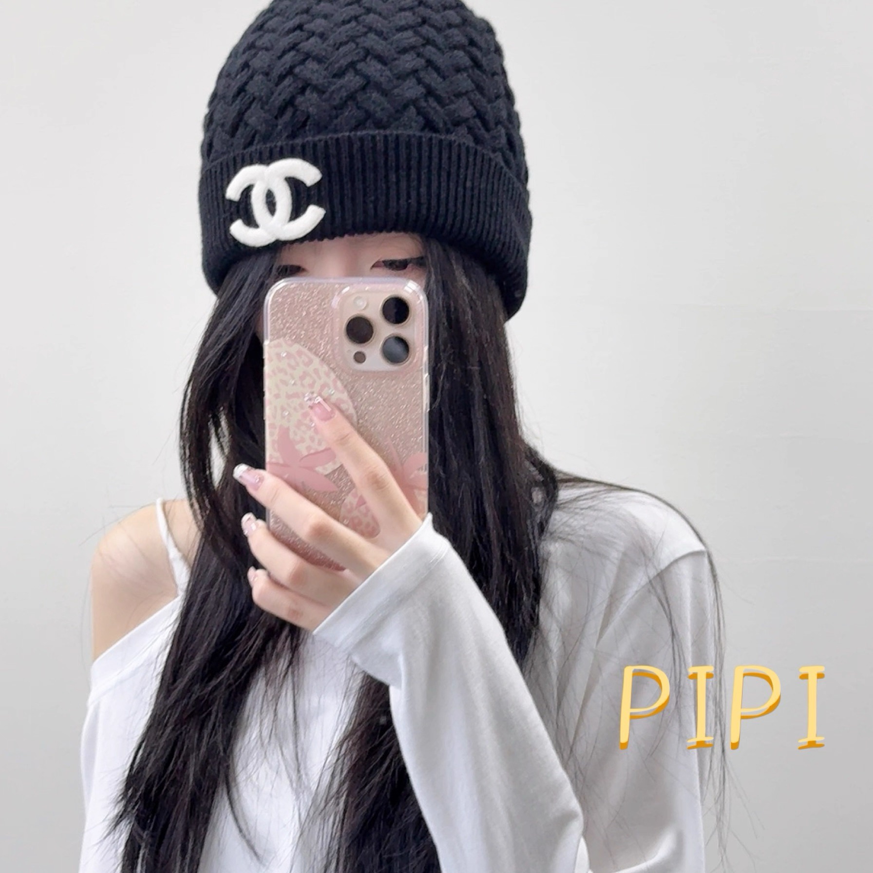  05高版本香奈儿冷帽毛线帽