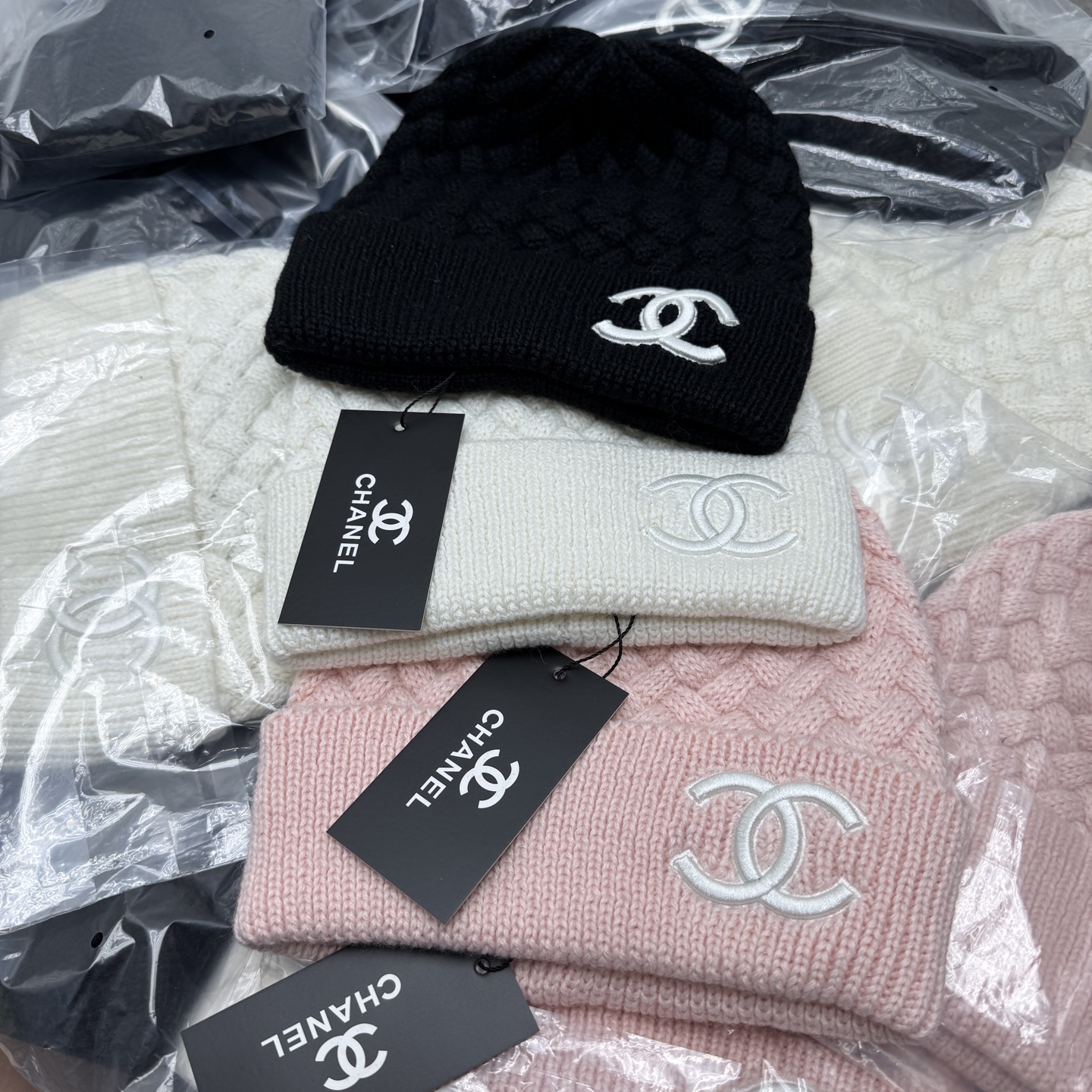  05高版本香奈儿冷帽毛线帽
