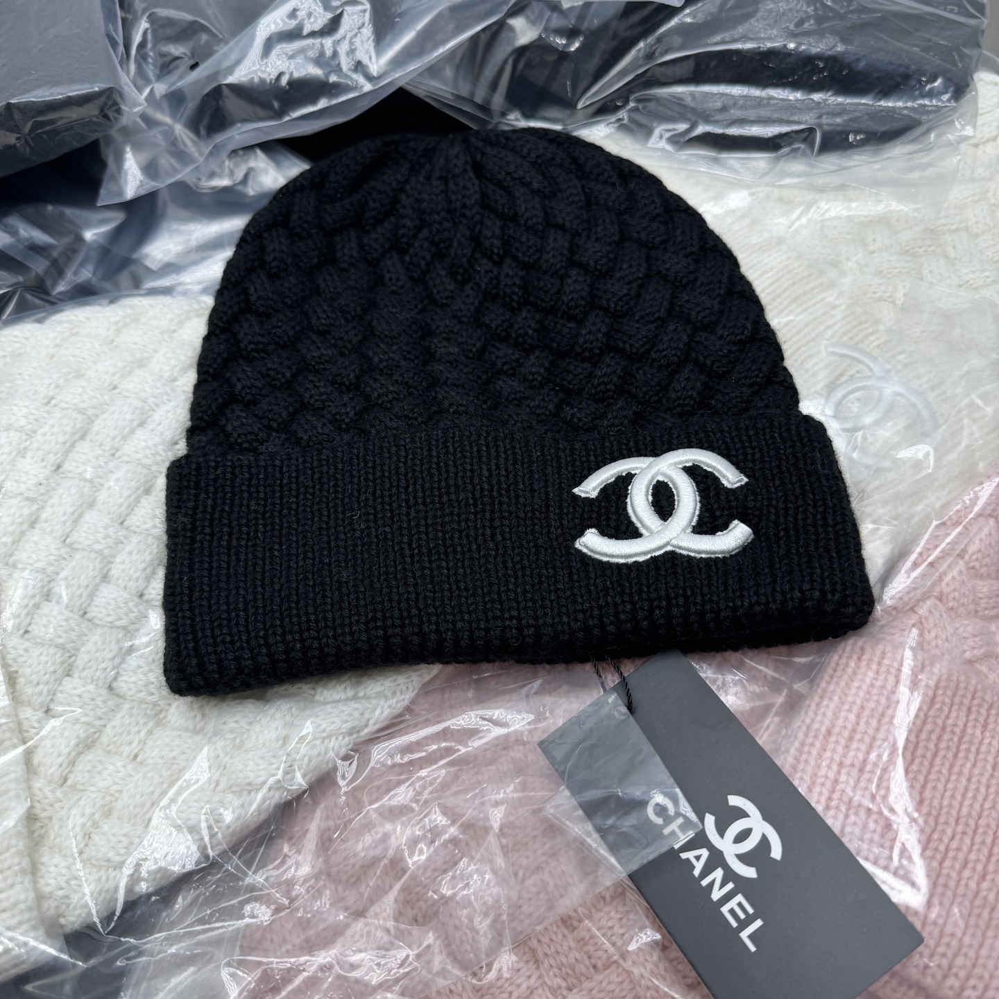  05高版本香奈儿冷帽毛线帽