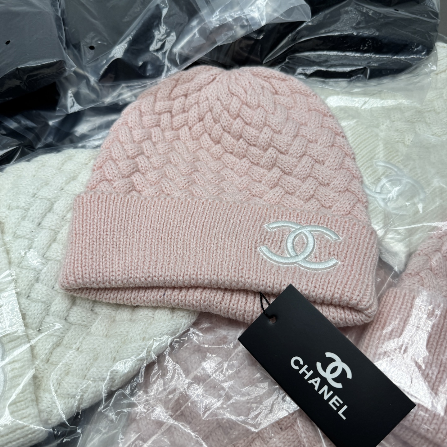  05高版本香奈儿冷帽毛线帽
