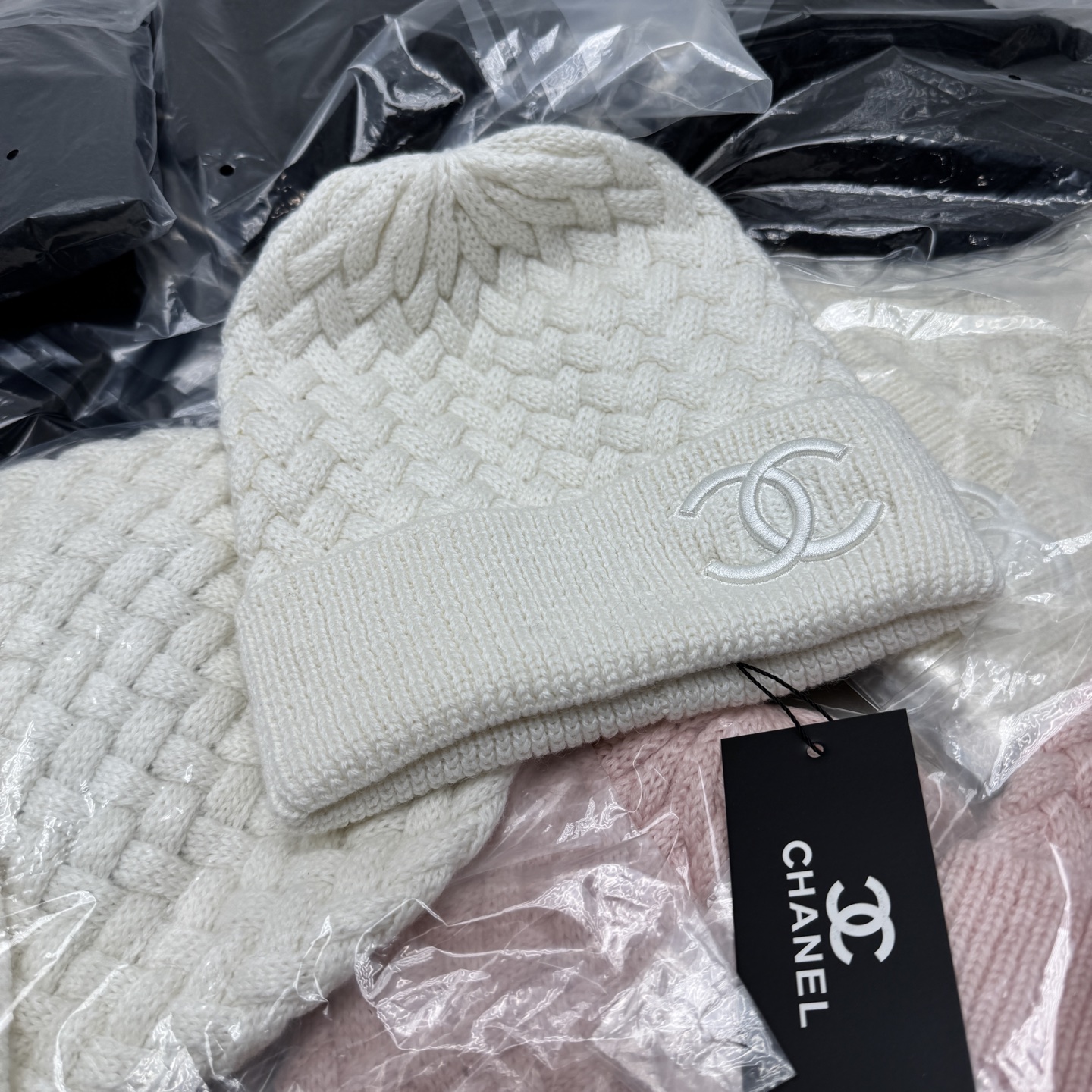  05高版本香奈儿冷帽毛线帽