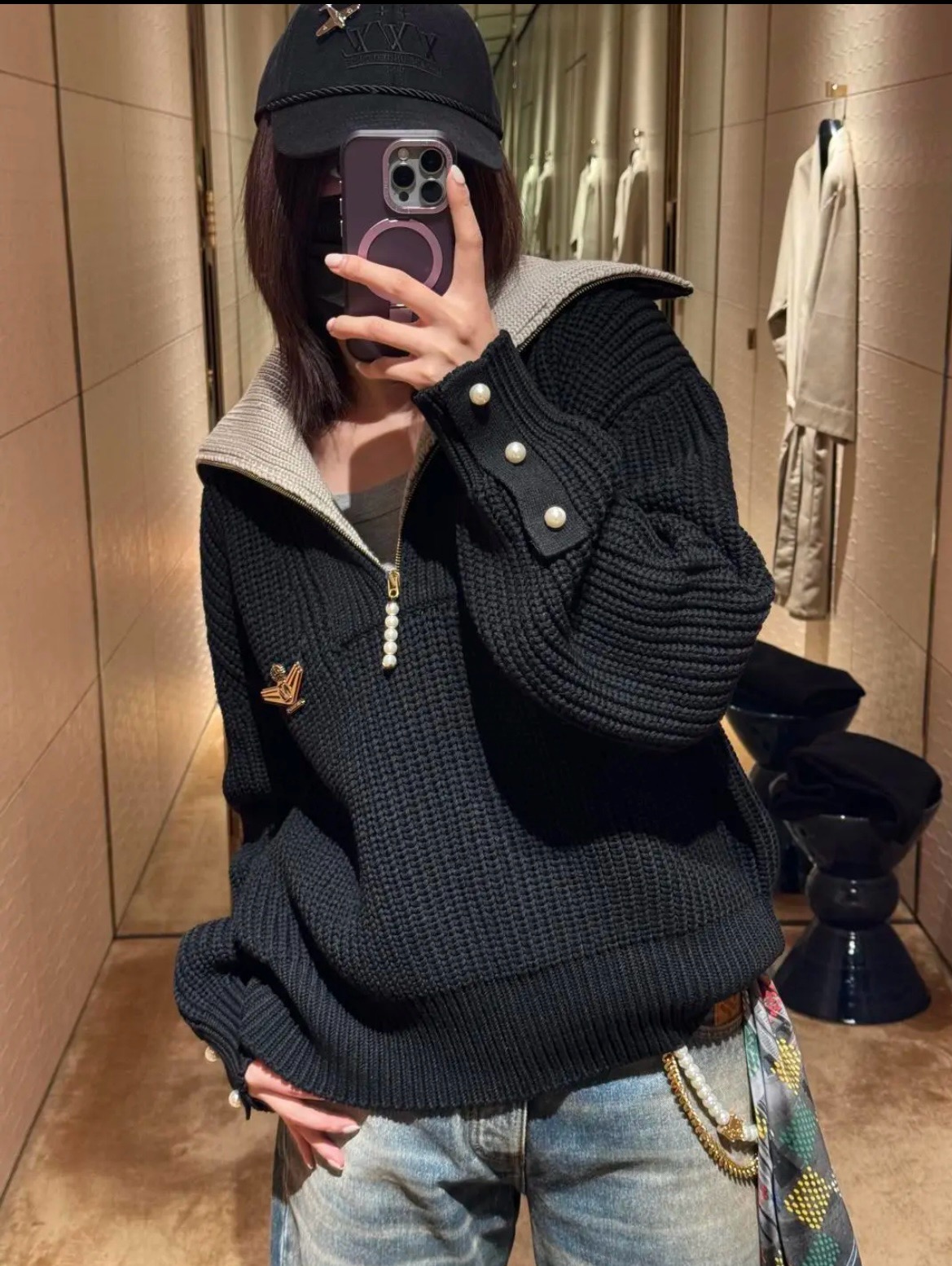 🎀Lv高版本牛仔春夏款棒球帽