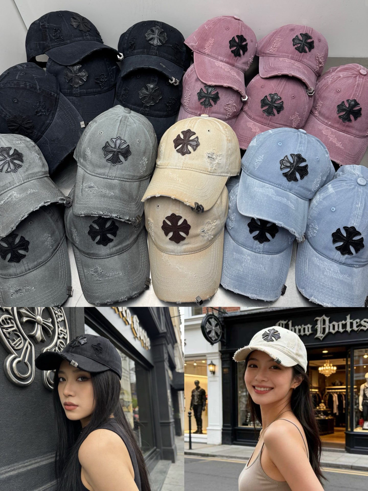 NO:742433,Chrome hearts distressed spring and summer baseball caps fisherman hats baseball caps knitted hats, hats, chrome hearts, espadrilles, hats19860909克罗心做旧破洞春夏棒球帽帽子渔夫帽棒球帽针织帽,帽子,chrome hearts,espadrilles,hats,hat