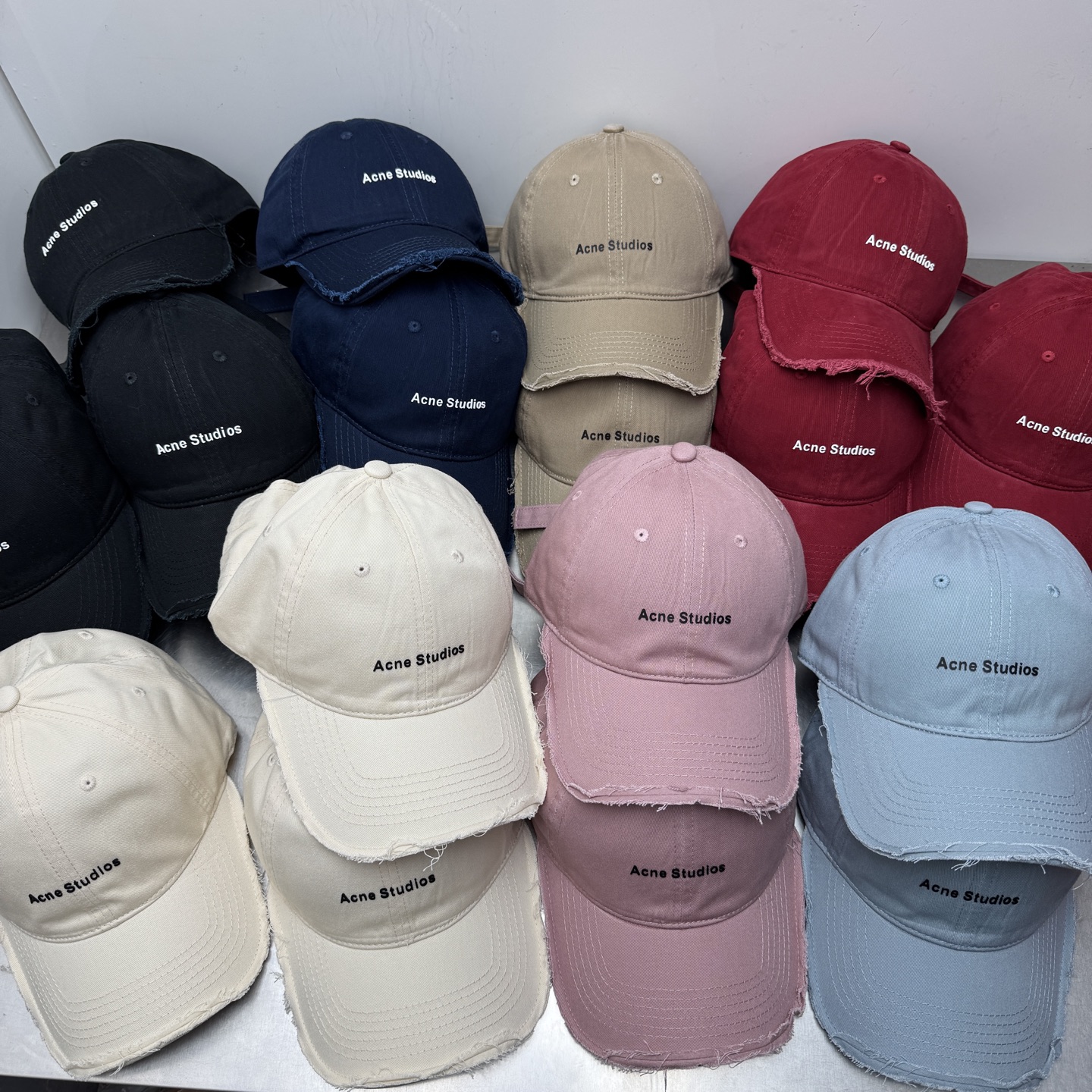 🎀acne毛边棒球帽