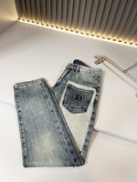 Balmain Clothing Jeans Fall/Winter Collection Fashion Casual