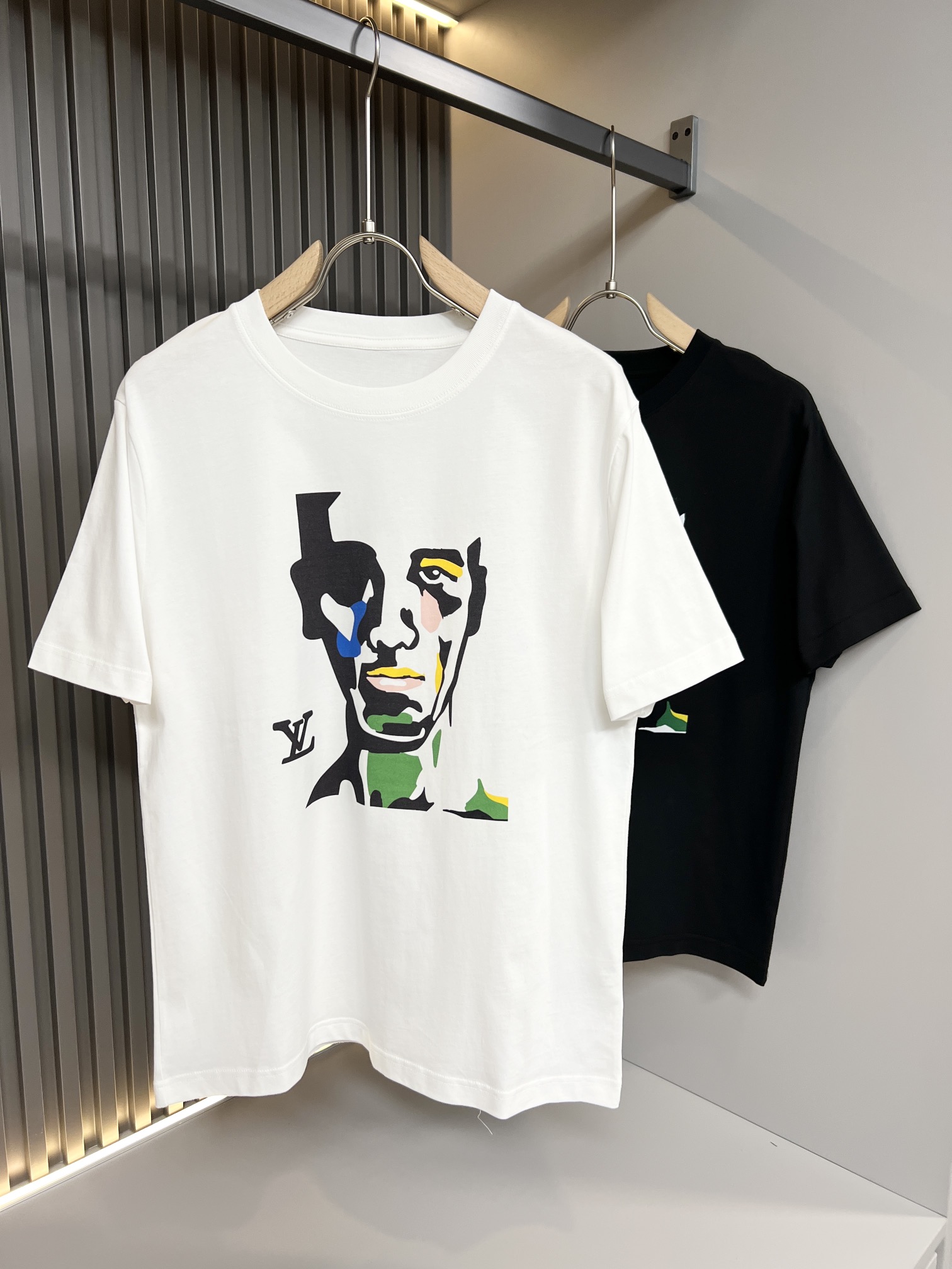1:1 Replica
 Louis Vuitton Clothing T-Shirt Printing Unisex Cotton Spring/Summer Collection Short Sleeve