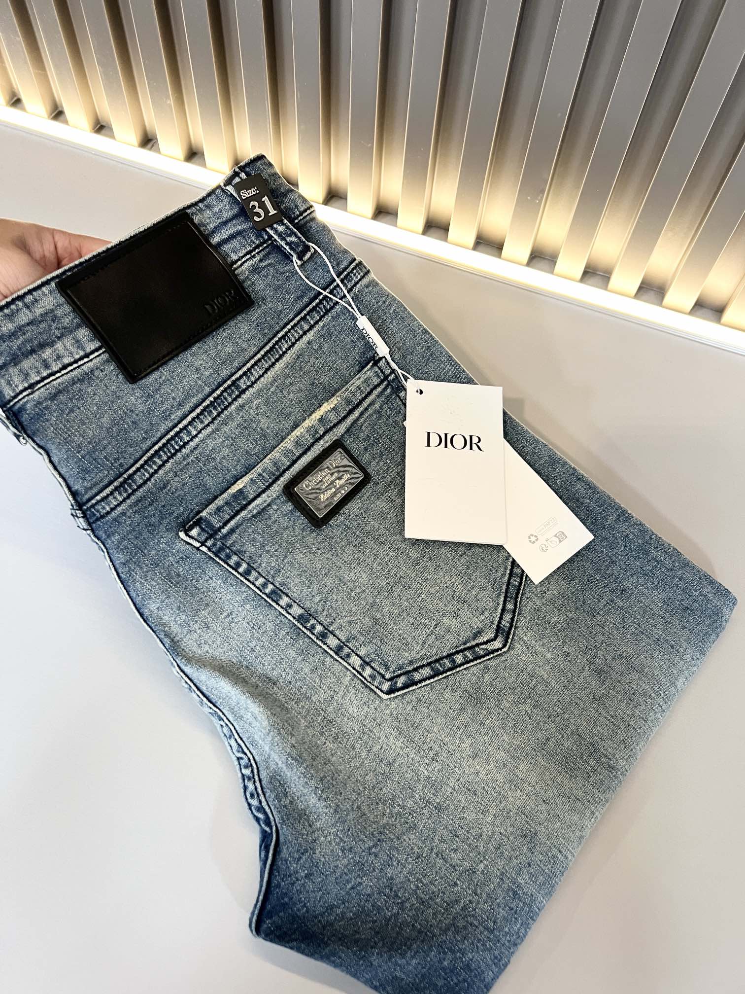 Dior Clothing Jeans Men Spring/Summer Collection Fashion Casual