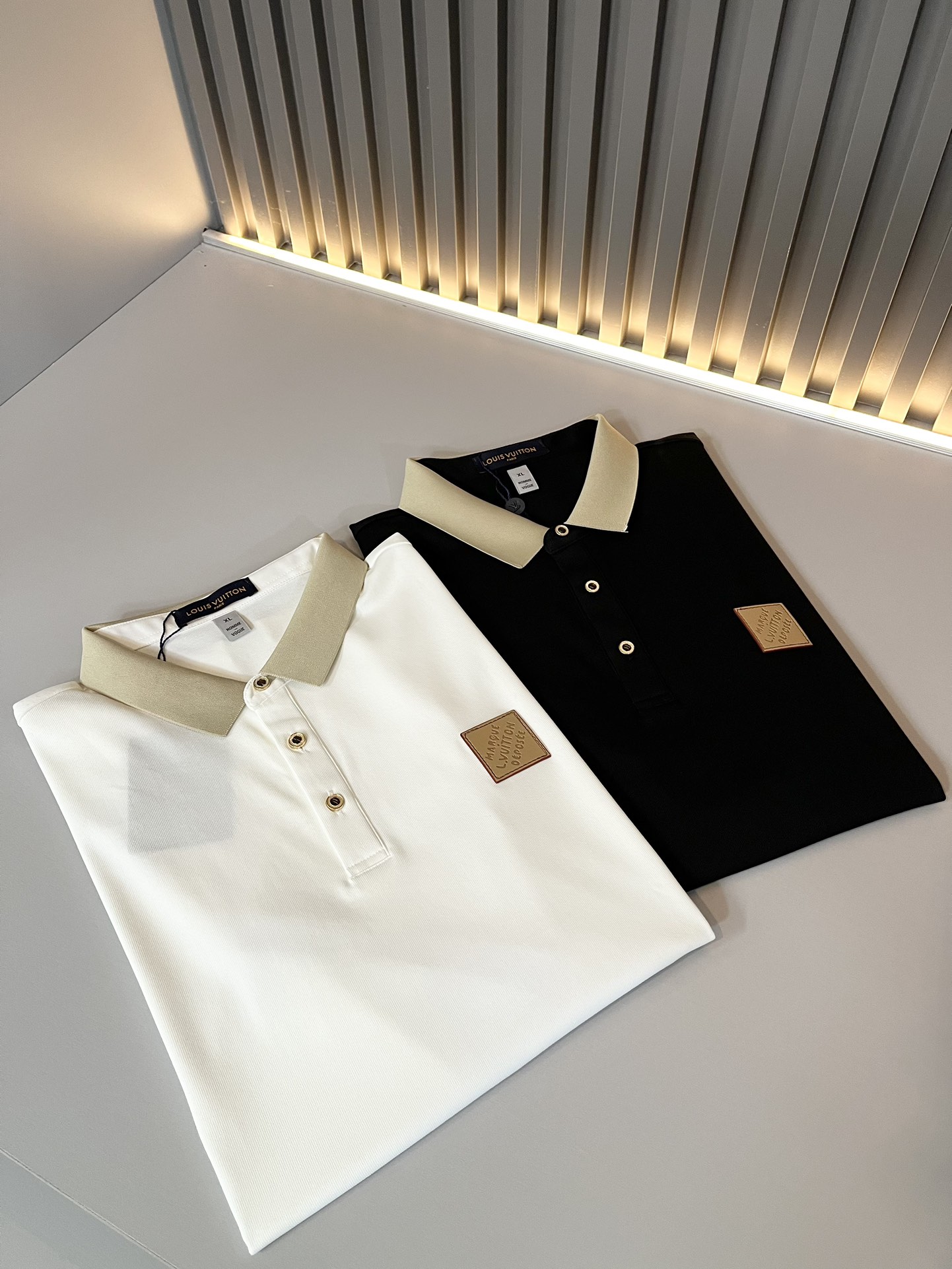 Louis Vuitton Clothing Polo T-Shirt Men Cotton Spring/Summer Collection Fashion Short Sleeve