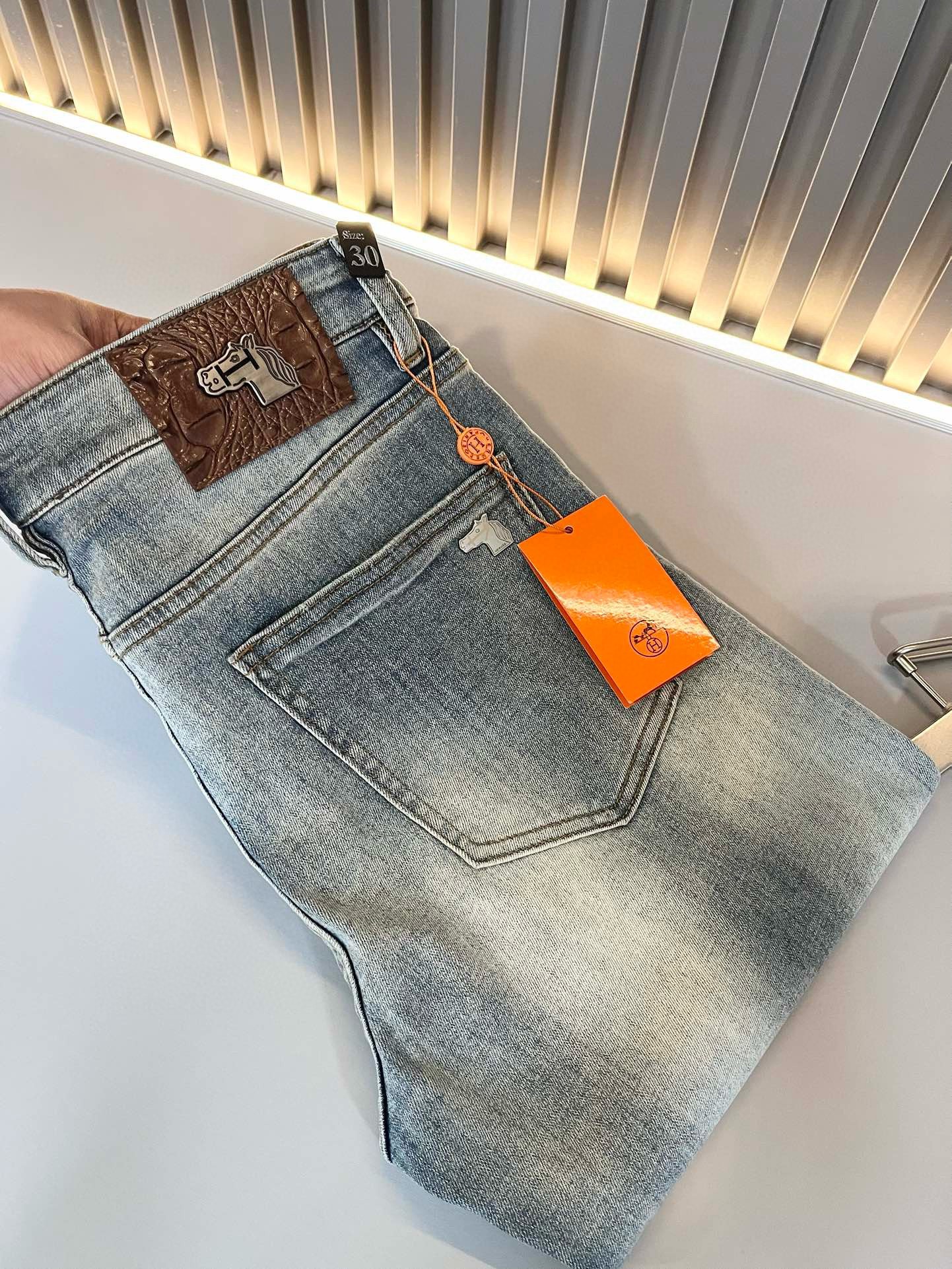 Hermes Clothing Jeans Men Spring/Summer Collection Vintage