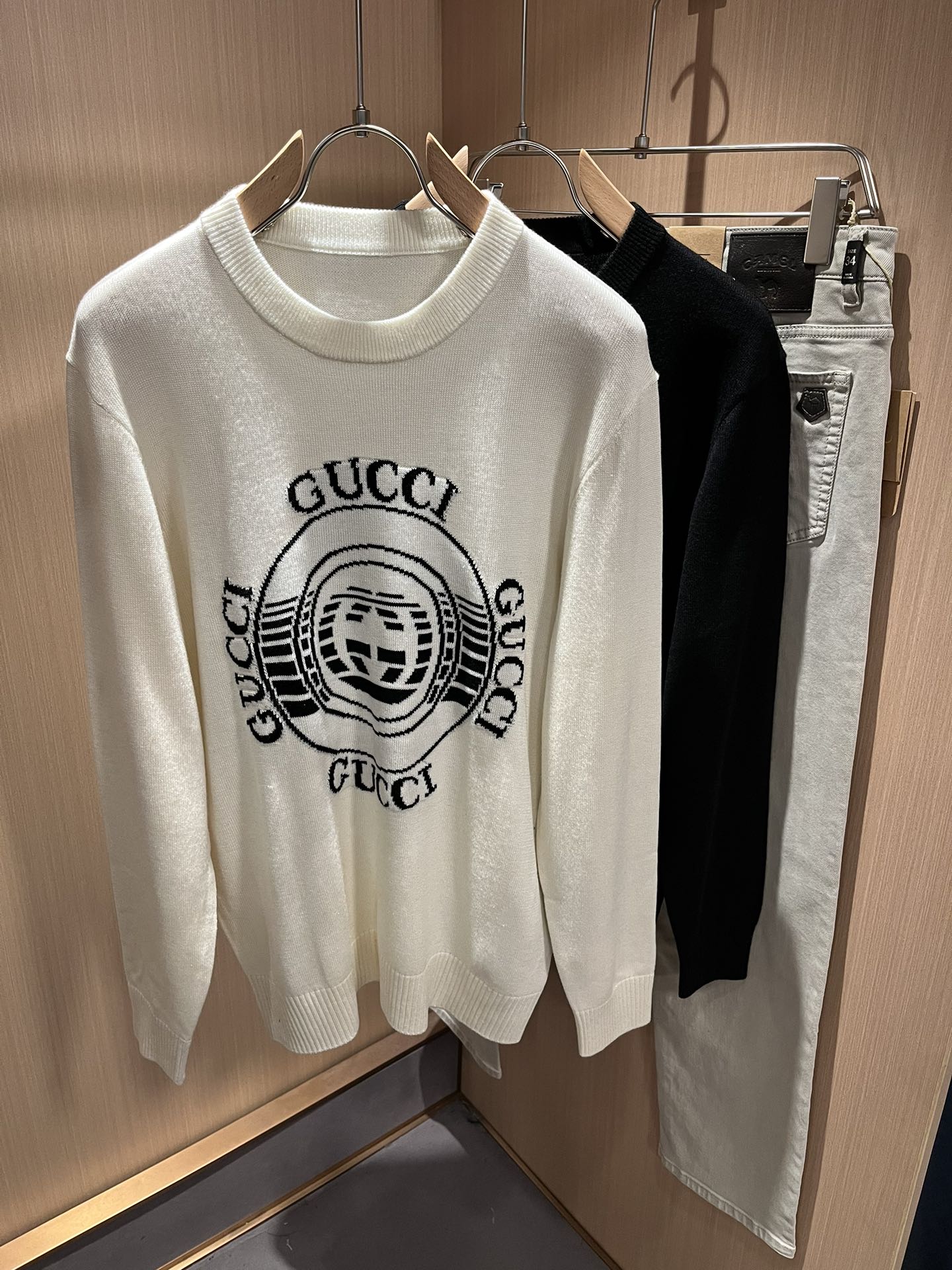 Gucci Copy
 Clothing Sweatshirts Unisex Knitting Wool Fall/Winter Collection Casual