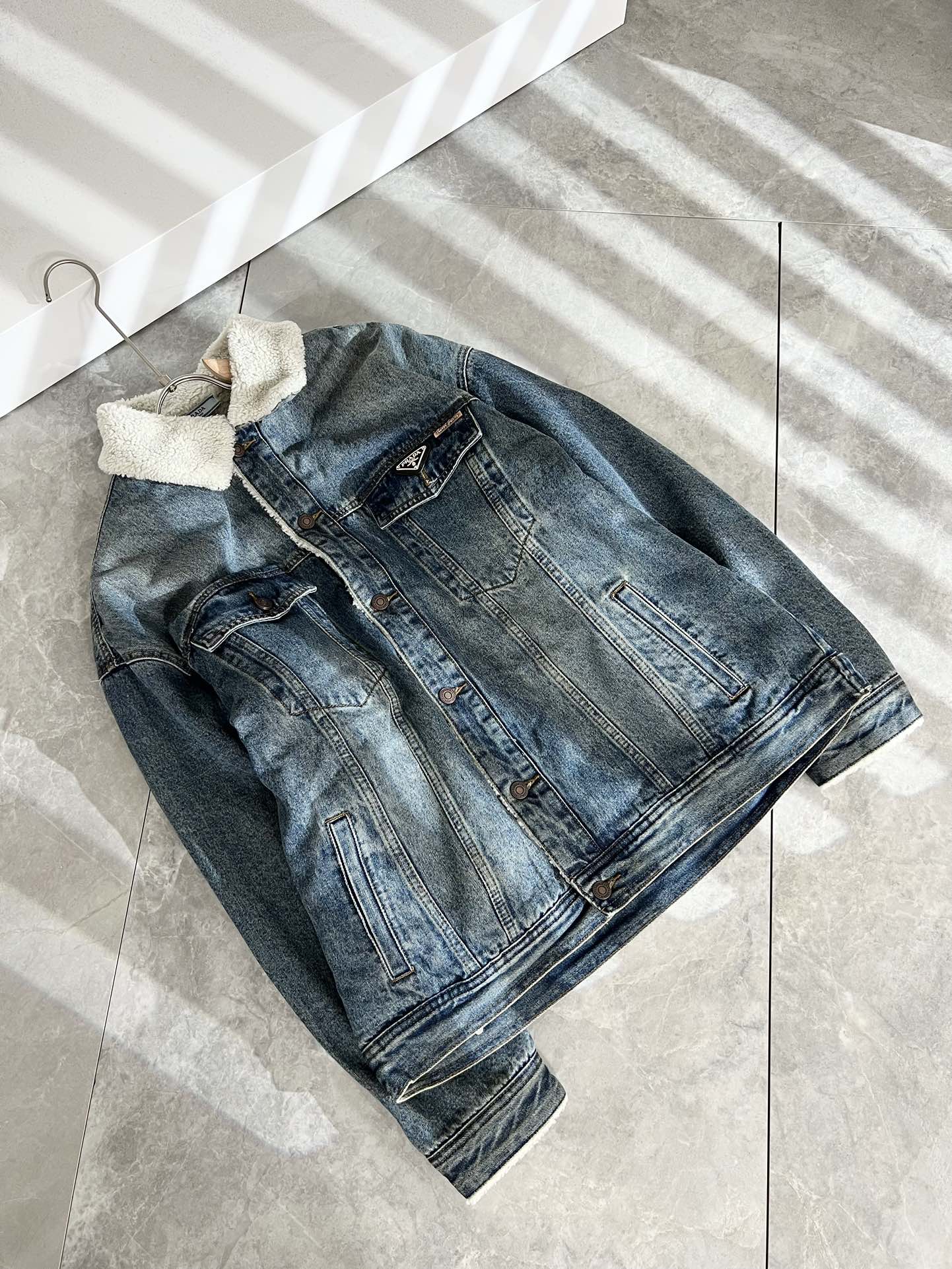 普拉达 Prada 高定典藏高级成衣风衣外套及大衣服装 #AA2E6465 2