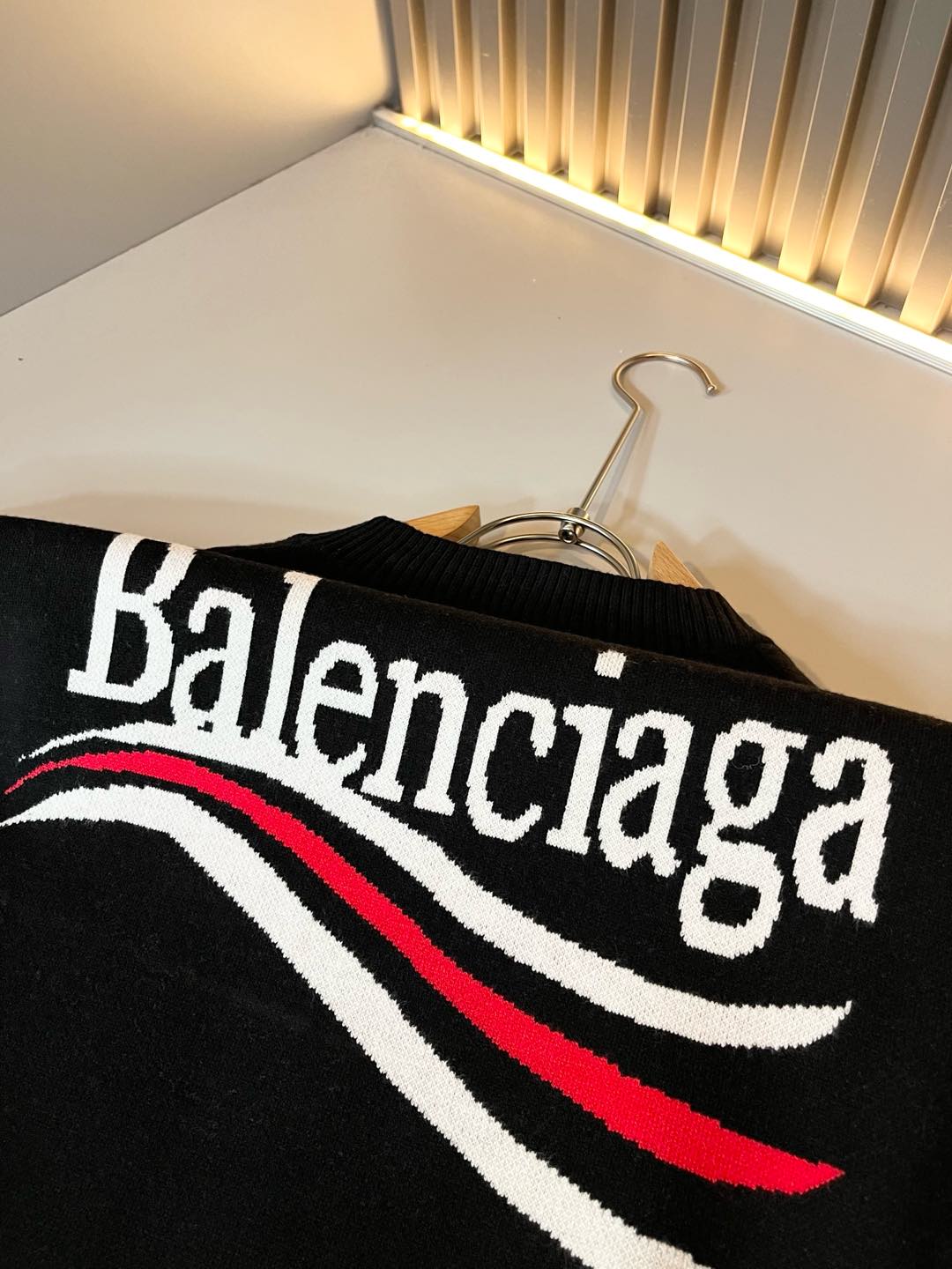  【⚠️】 BALENCIA*巴黎*家 2025秋冬新款男女同款👫打底羊毛衫，经典标志图案logo钩织工