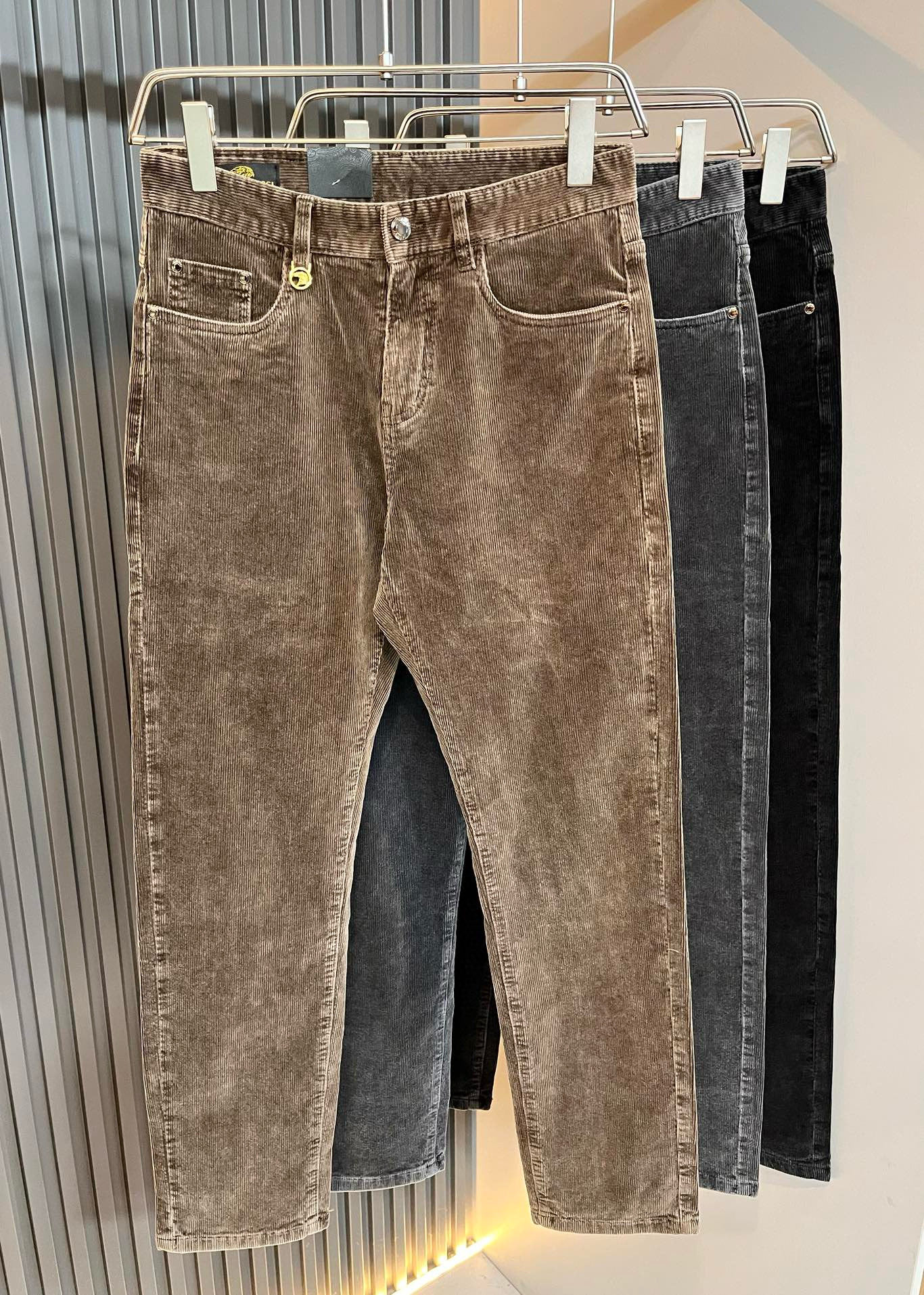 NO:116953,STEFANO RIC*I/Stephen Nicht 2025 autumn and winter men's original single corduroy casual pants, heavy recommendation!  Quality 