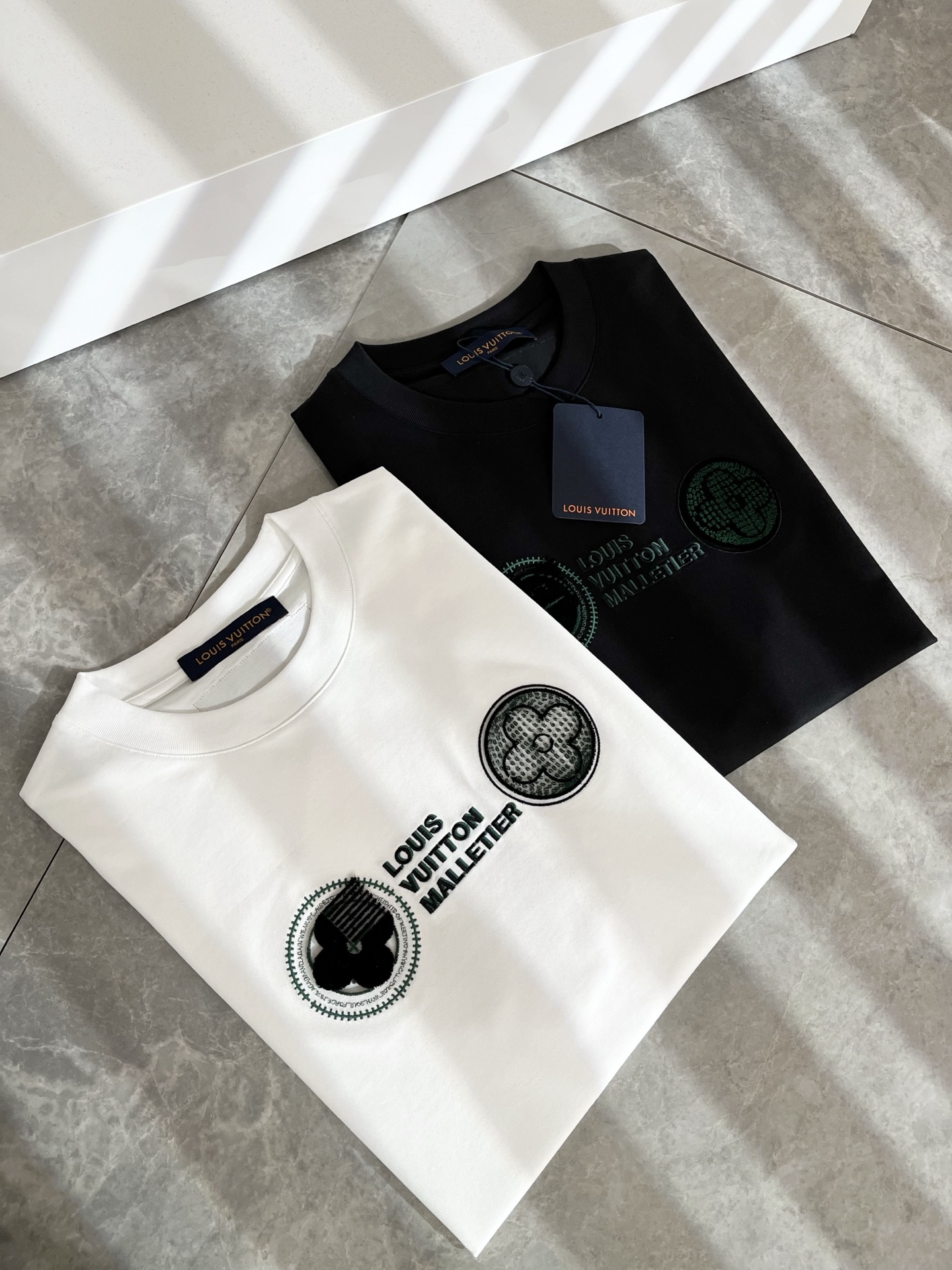 Louis Vuitton Malletier Cotton T-Shirt | Short Sleeve, Logo Design 3 i1739636322575 3720 0 2