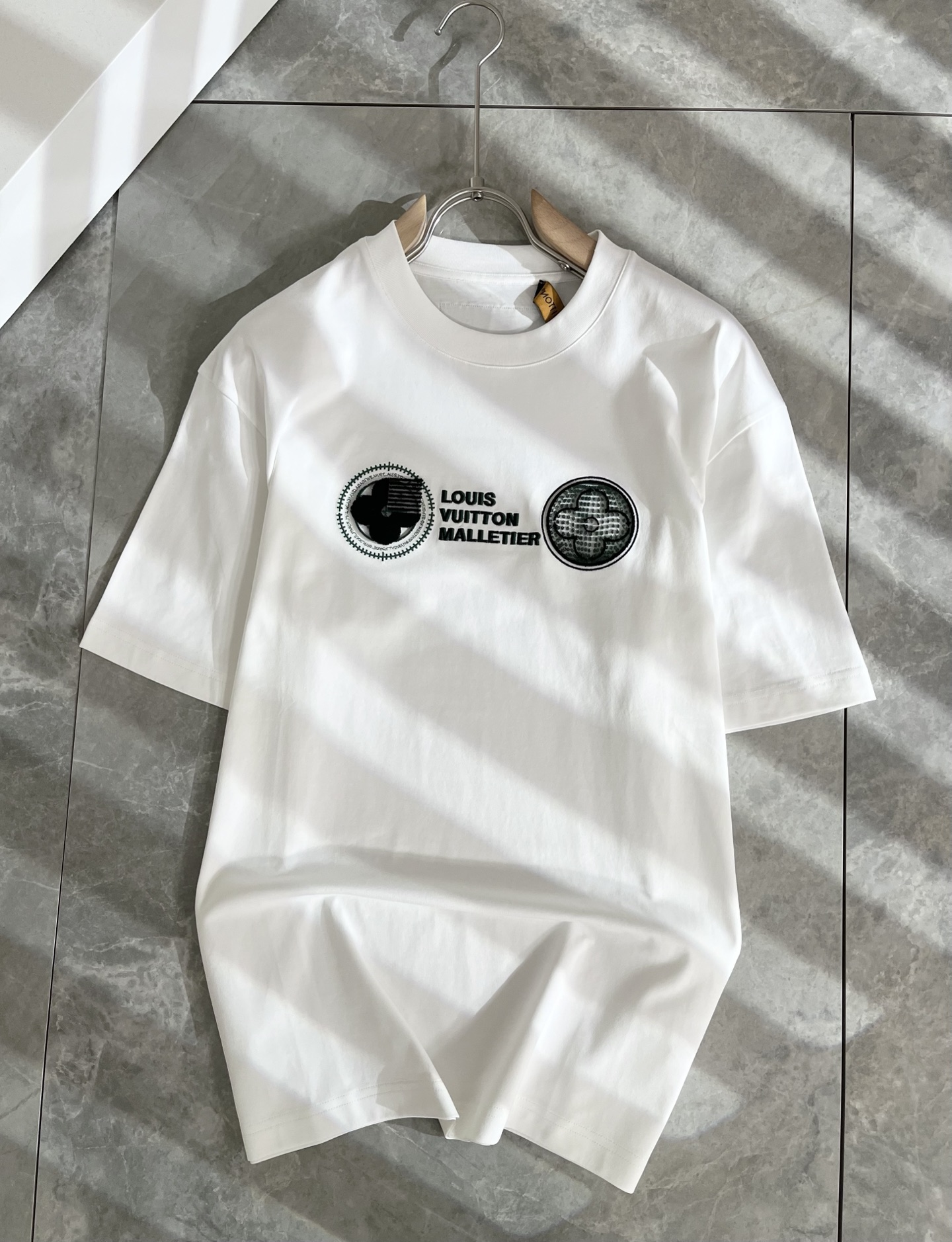 Louis Vuitton Malletier Cotton T-Shirt | Short Sleeve, Logo Design 2 i1739636322636 9893 0 1