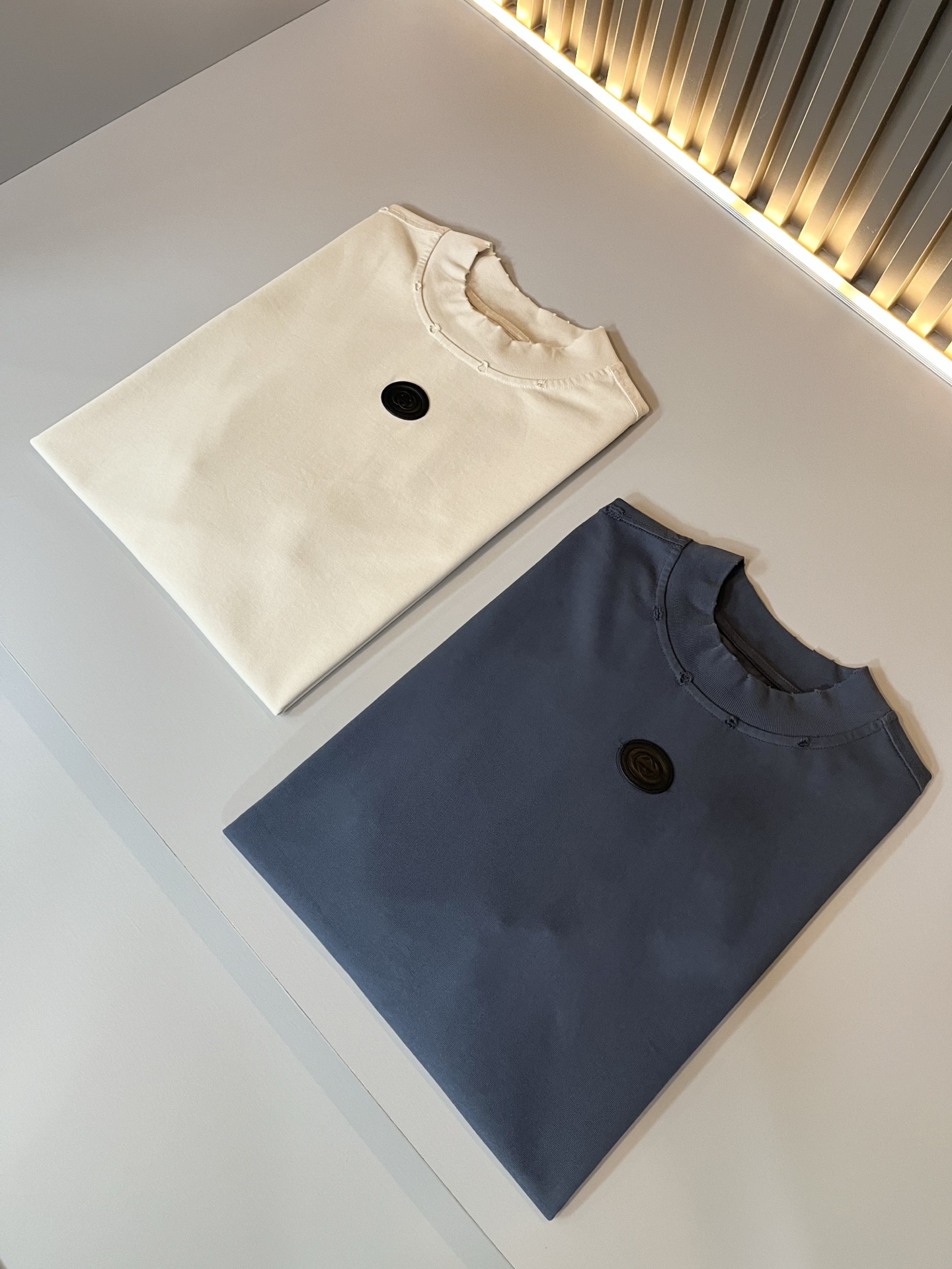 Gucc*古家 2025春夏新款男女同情侣款👫休闲宽松棉质圆领短...