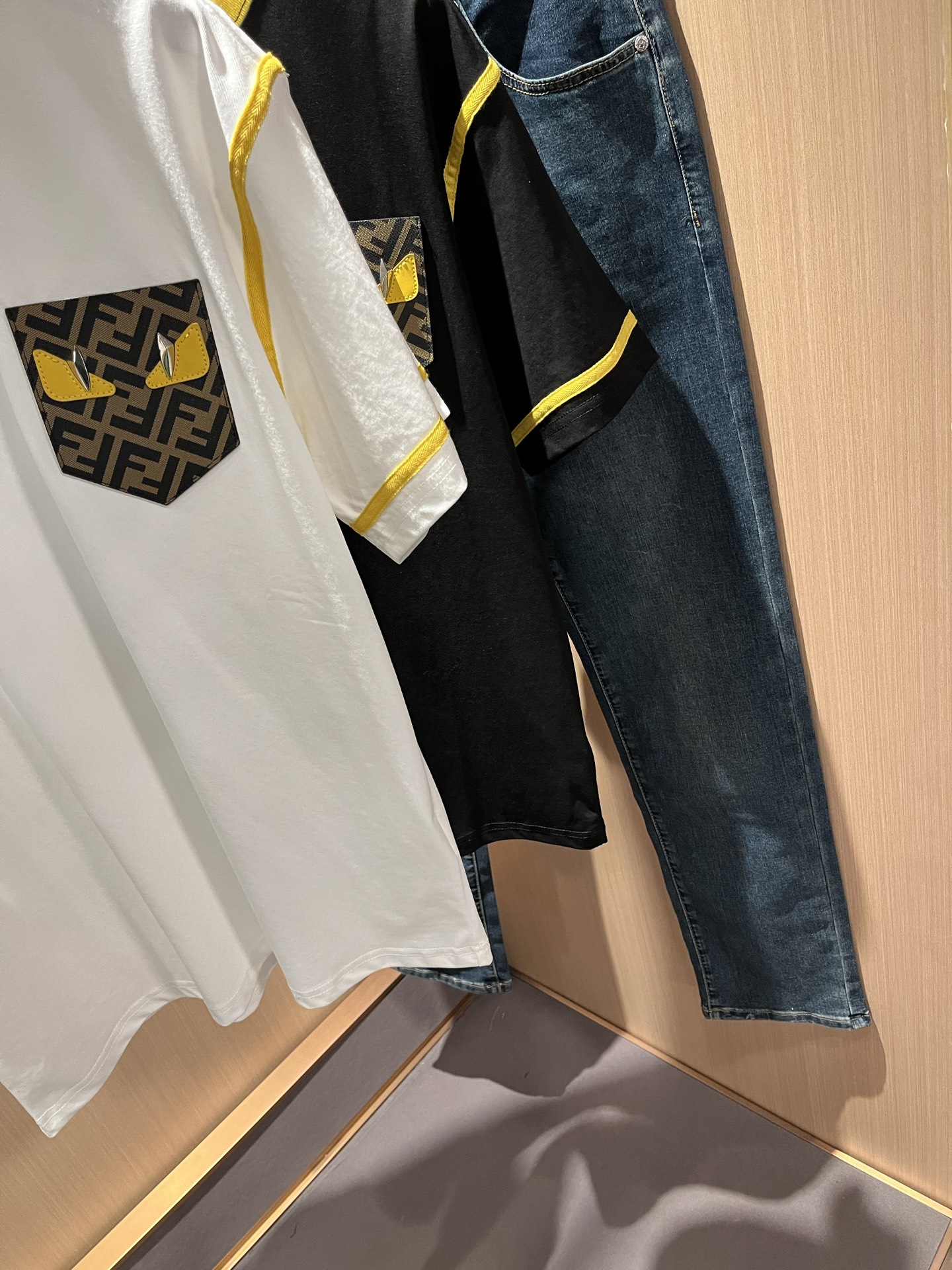 Fendi FD家族 短袖T恤服装,男,女 7