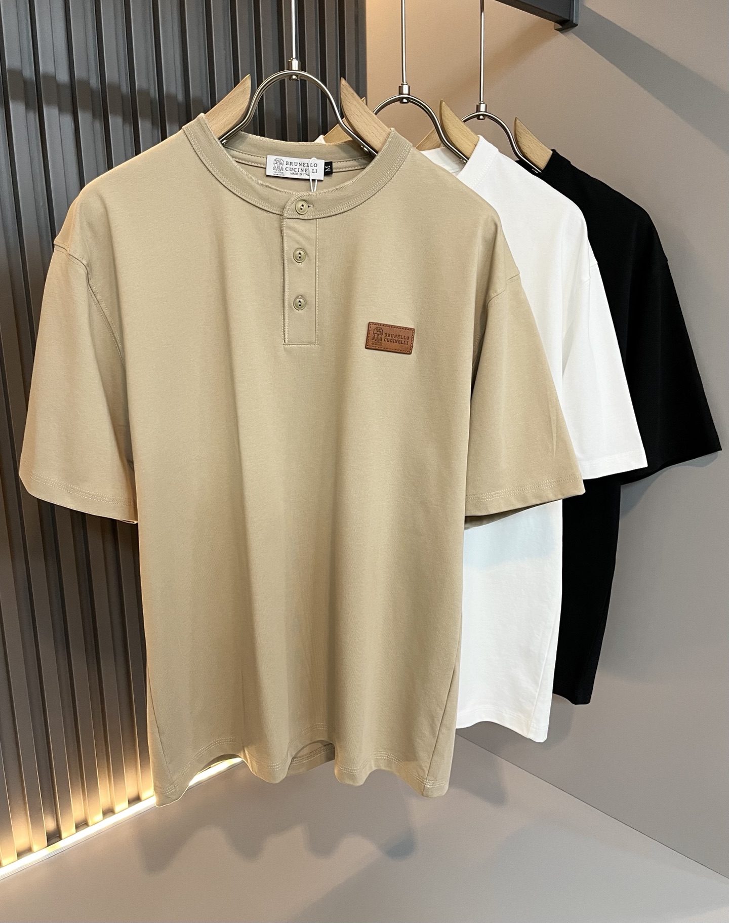Brunello Cucineli  男士短袖T恤服装,男 3